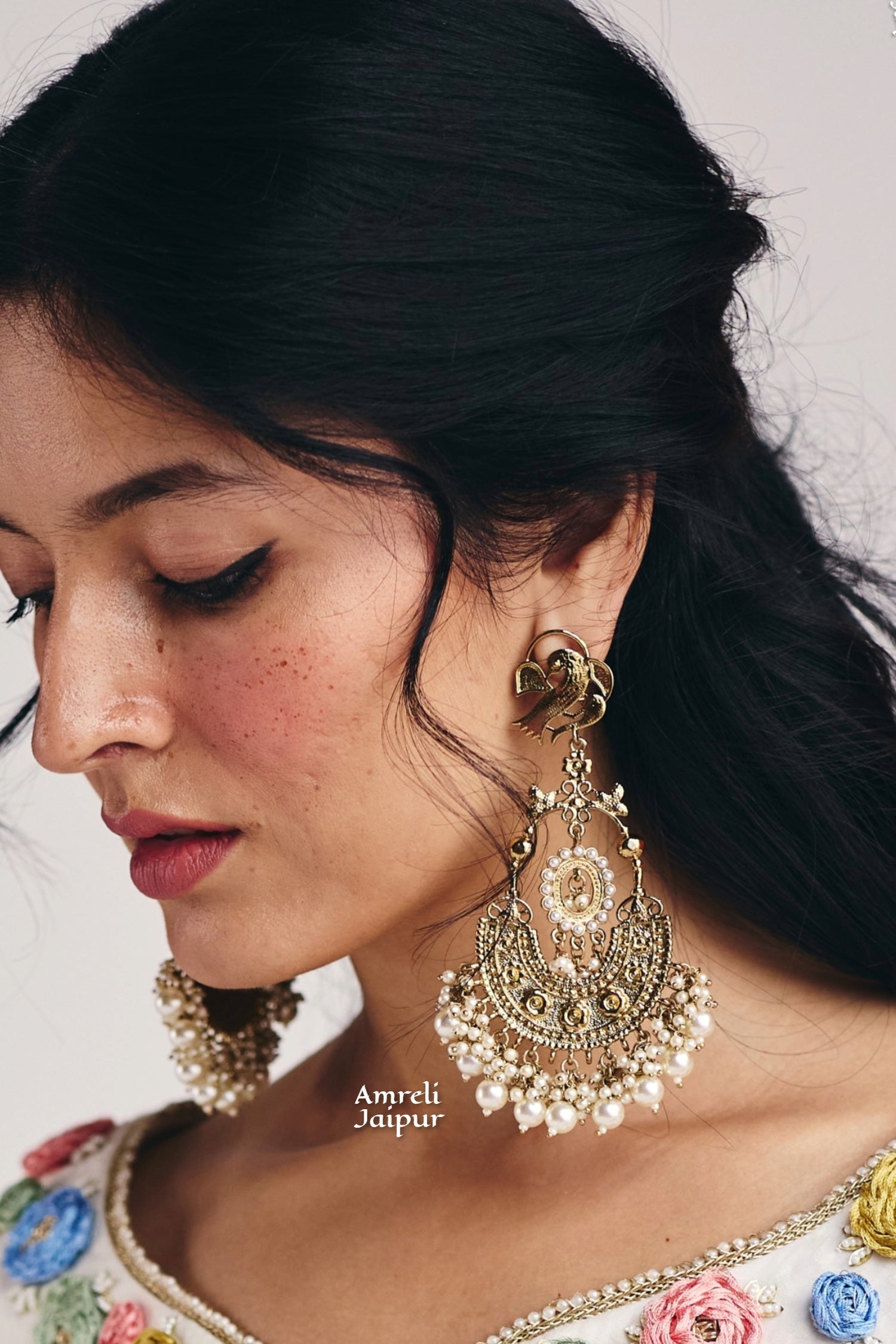 Leena Gold Plated Earrings