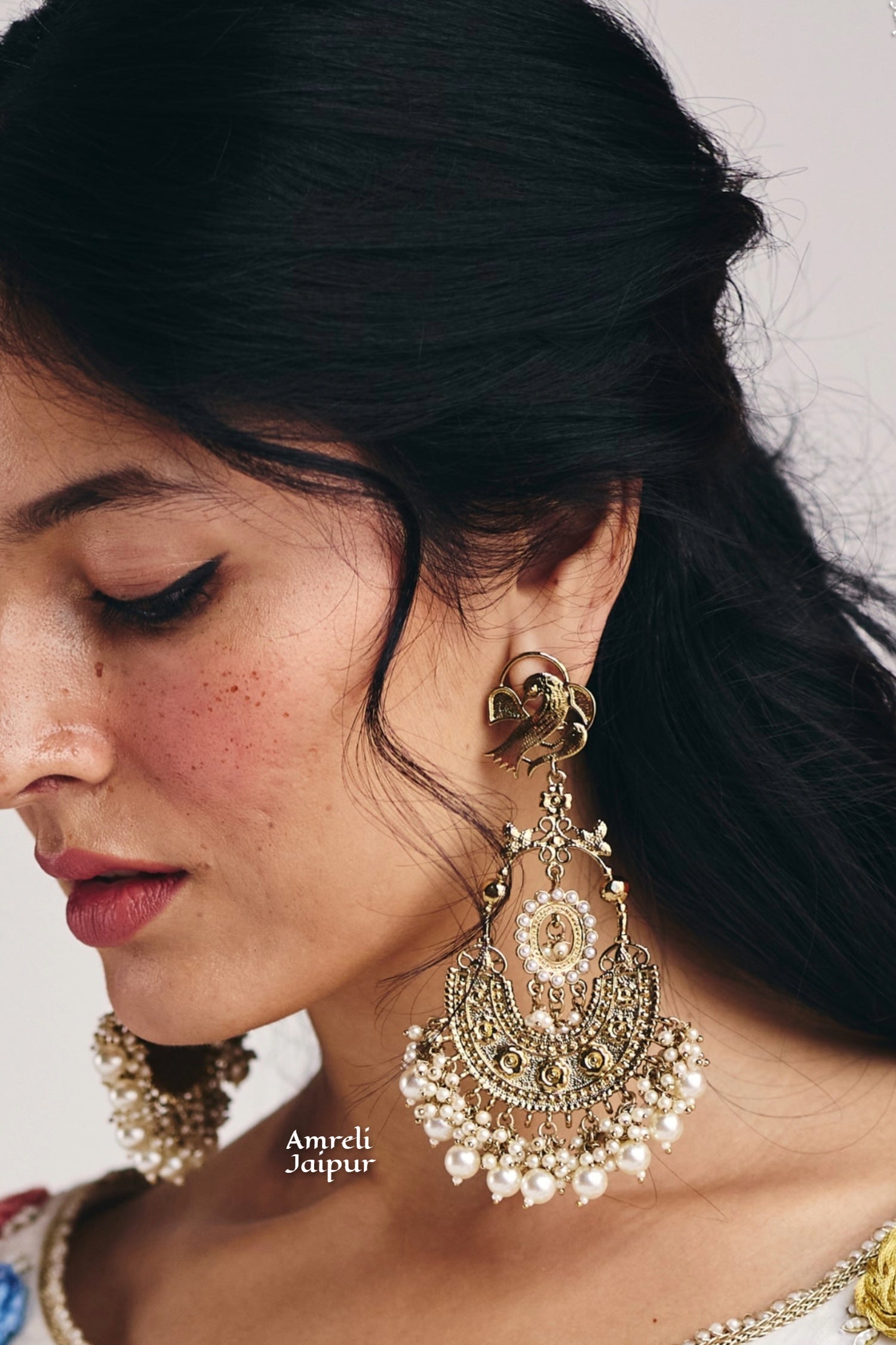 Leena Gold Plated Earrings