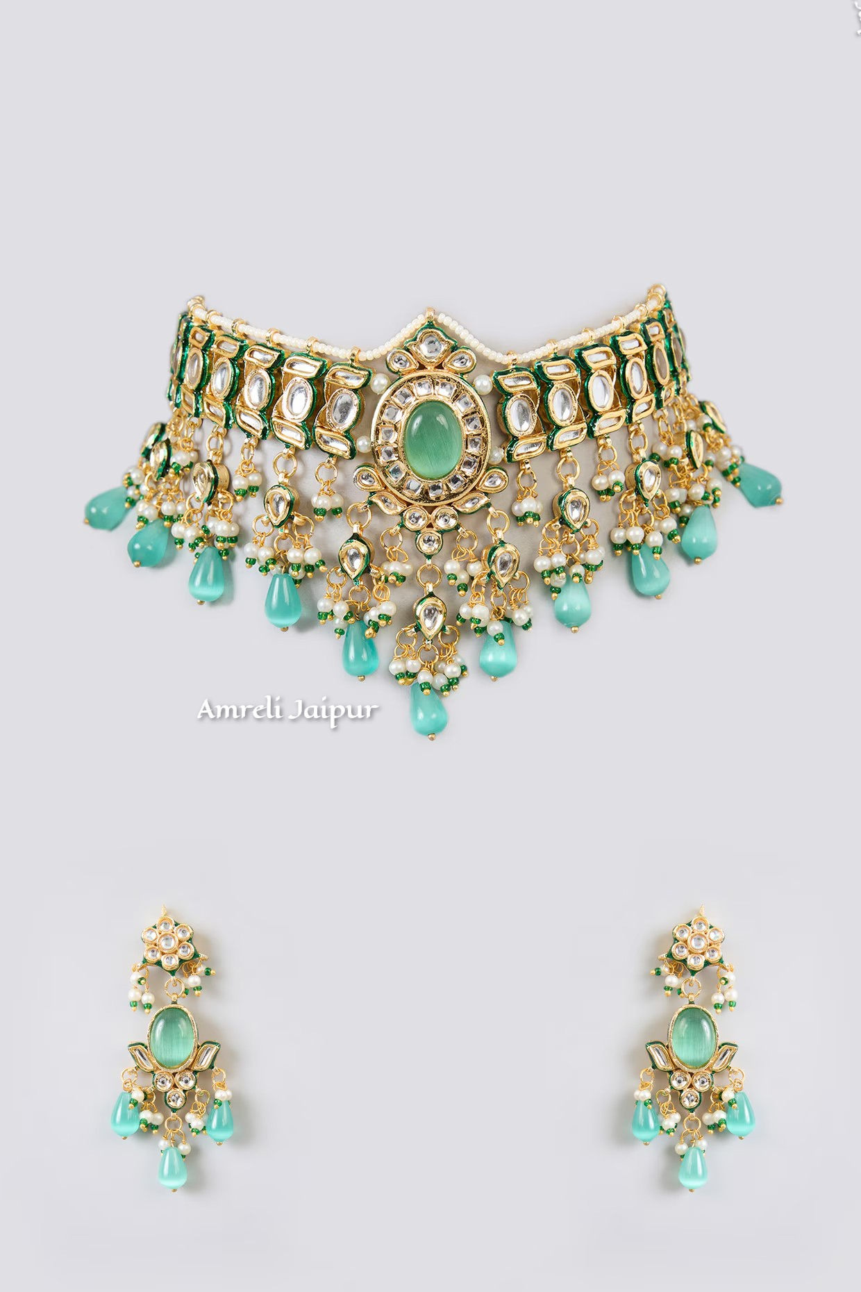 Mriga Kundan Choker Set