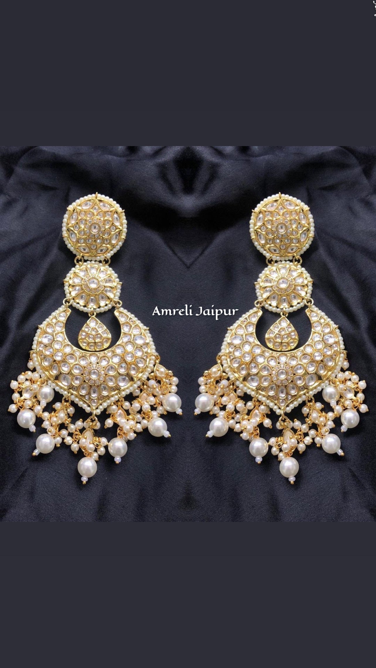 Tyyani Polki Kundan Earrings