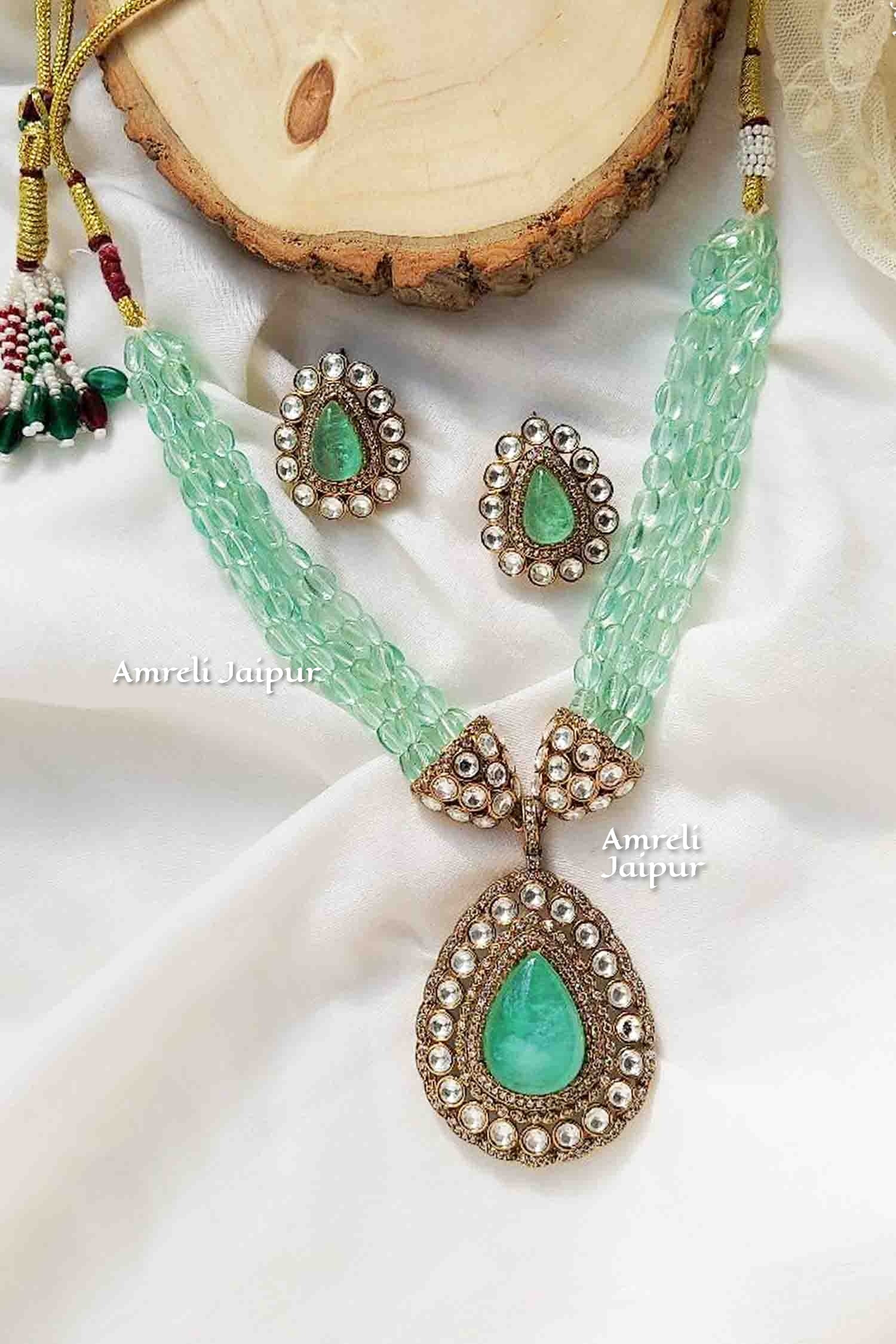 Amiyah Polki Kundan Set