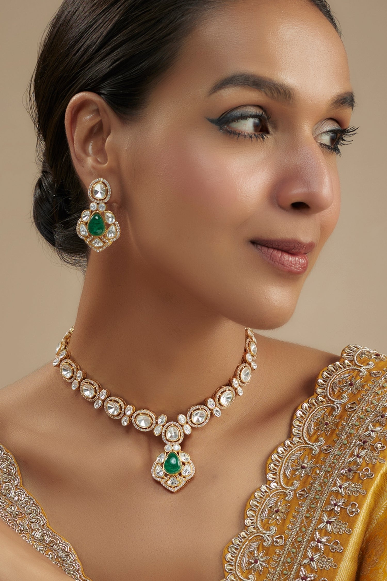 Jesya Polki Kundan Set