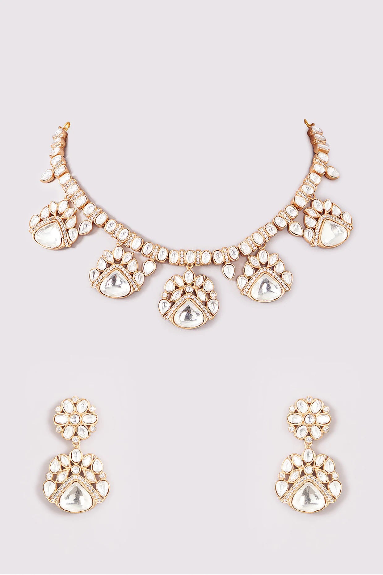 Ashira Polki Necklace Set