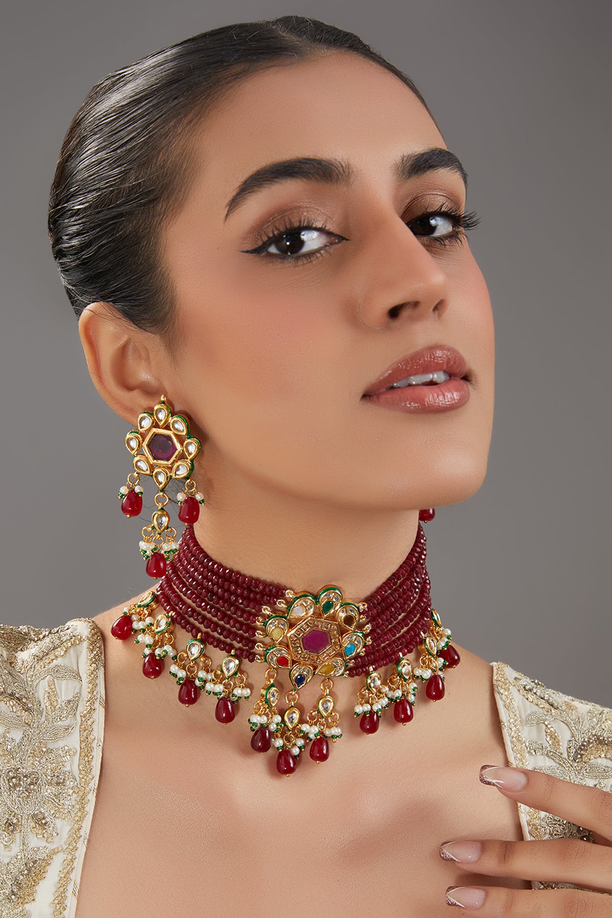 Mirha Kundan Choker Set