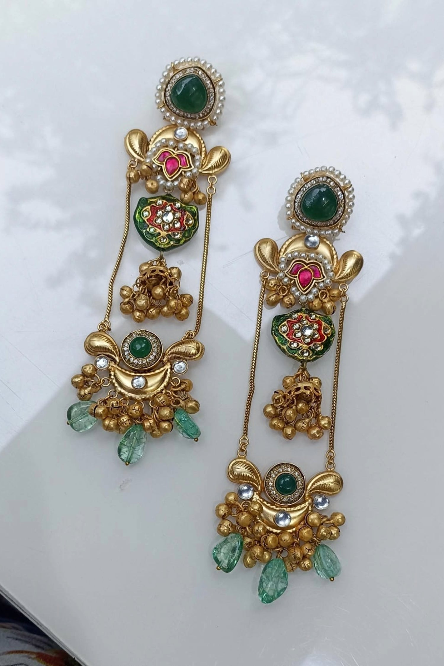 Statement Gold Plated Earrings