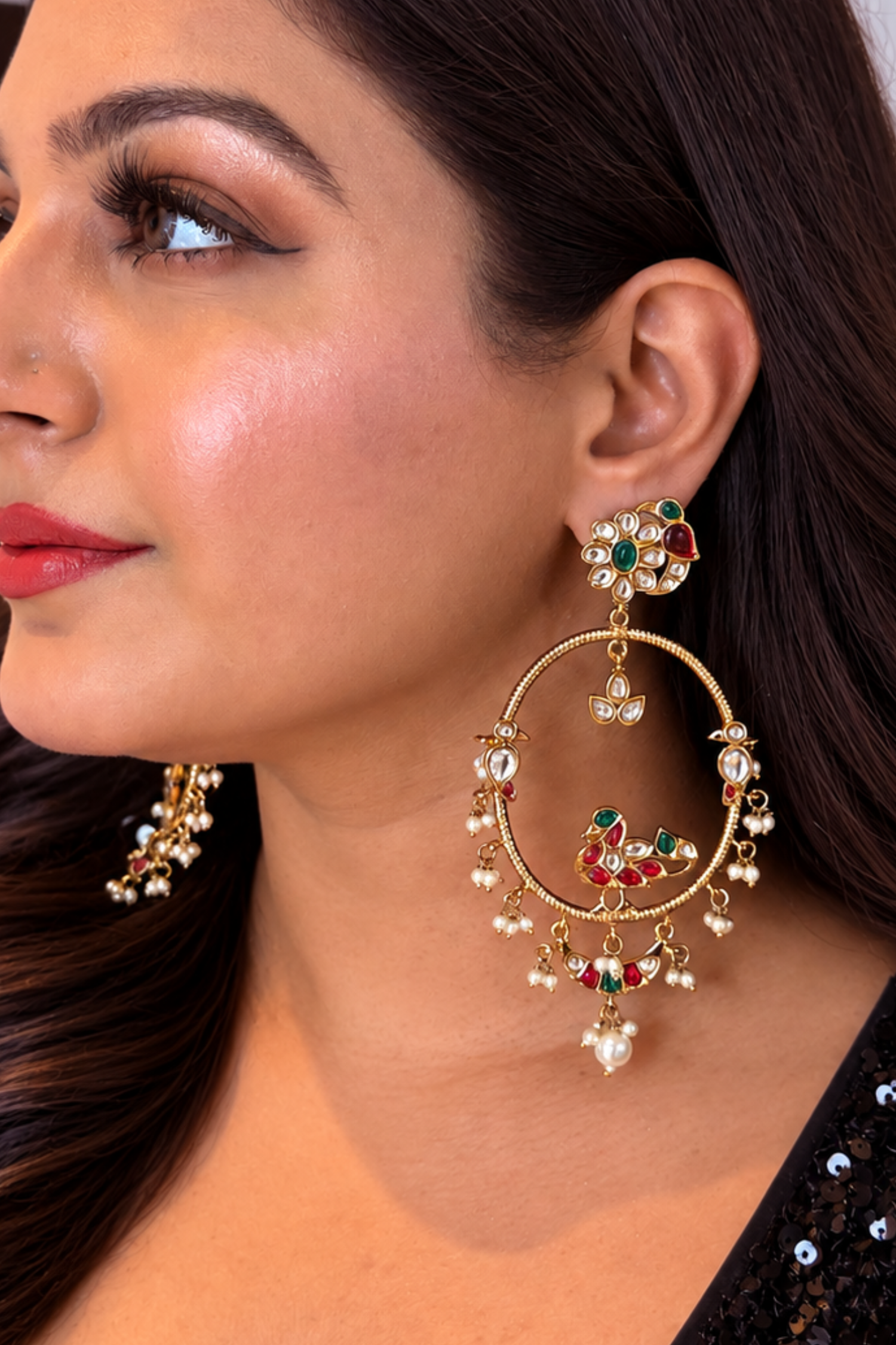 Visha Kundan Earrings