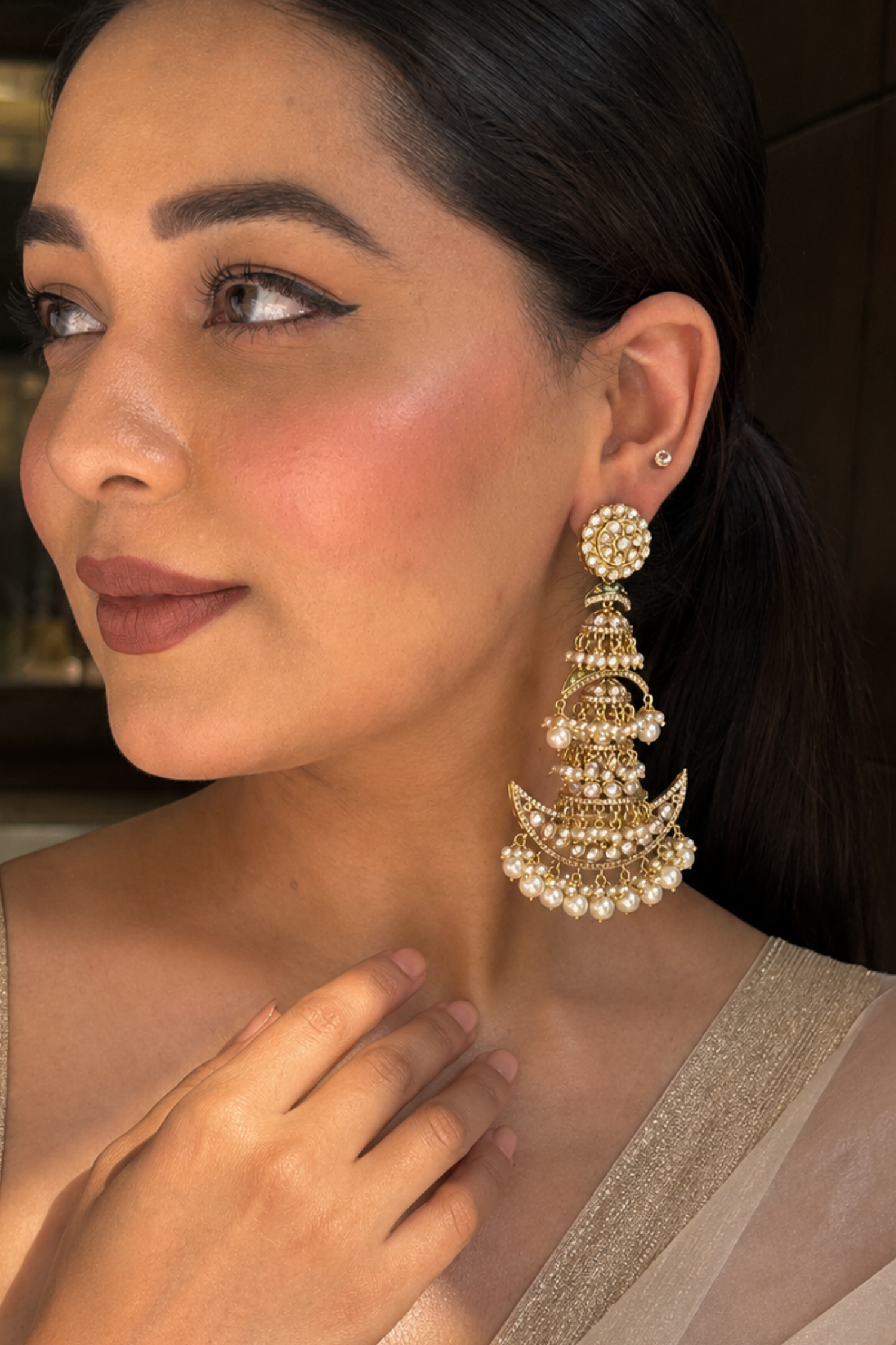Lalitya Victorian Polki Earring