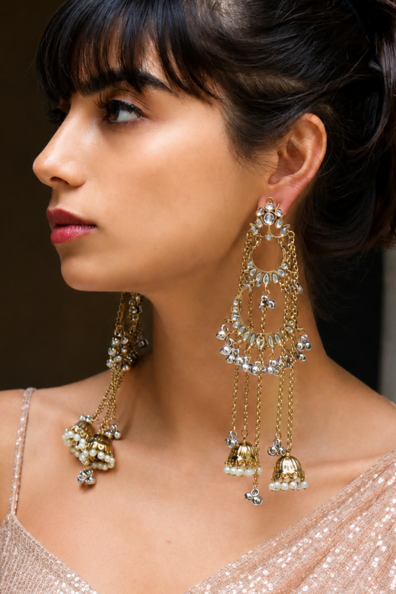 Jasmine Kundan Earrings