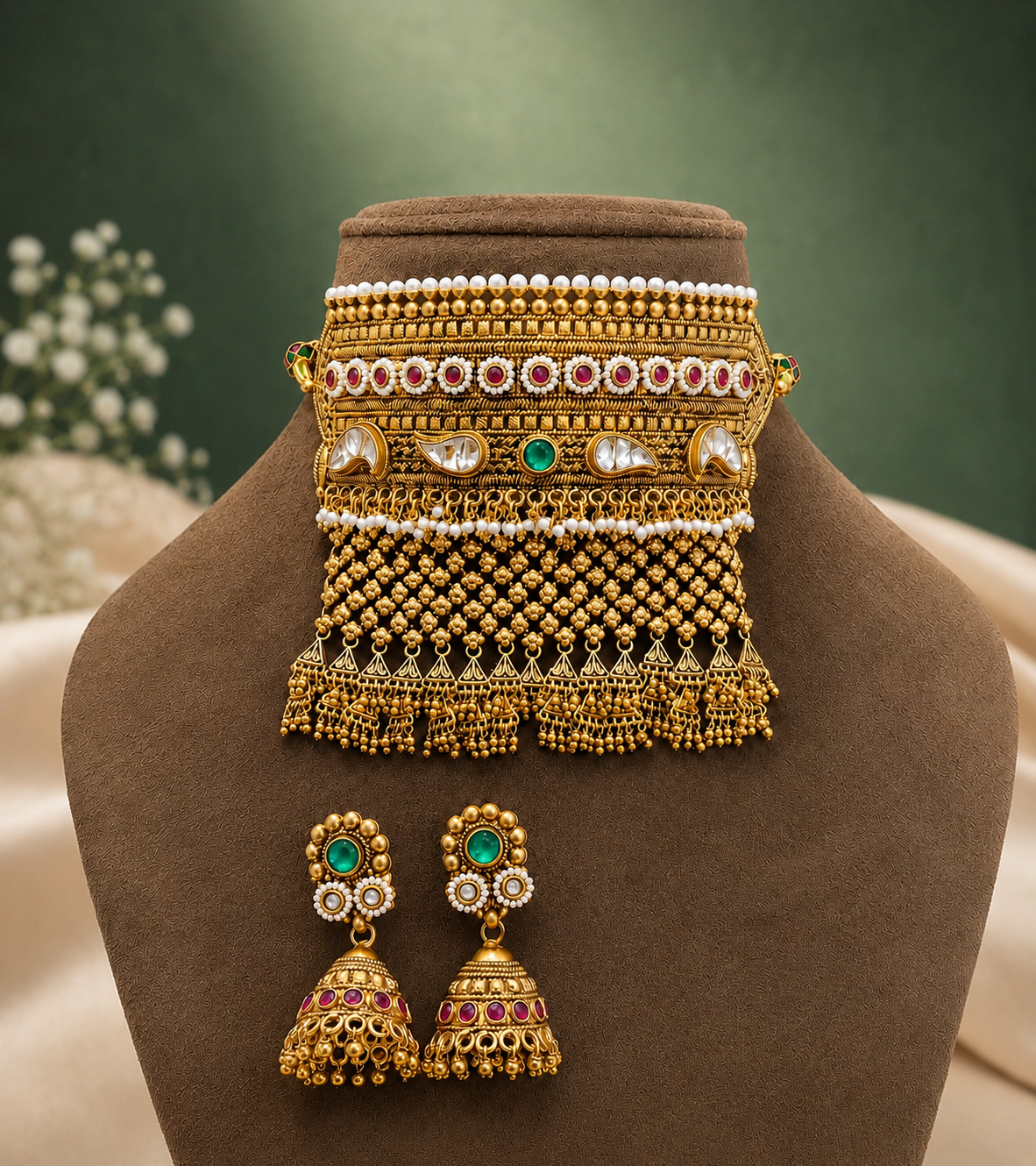 Deepika Gold Temple Set