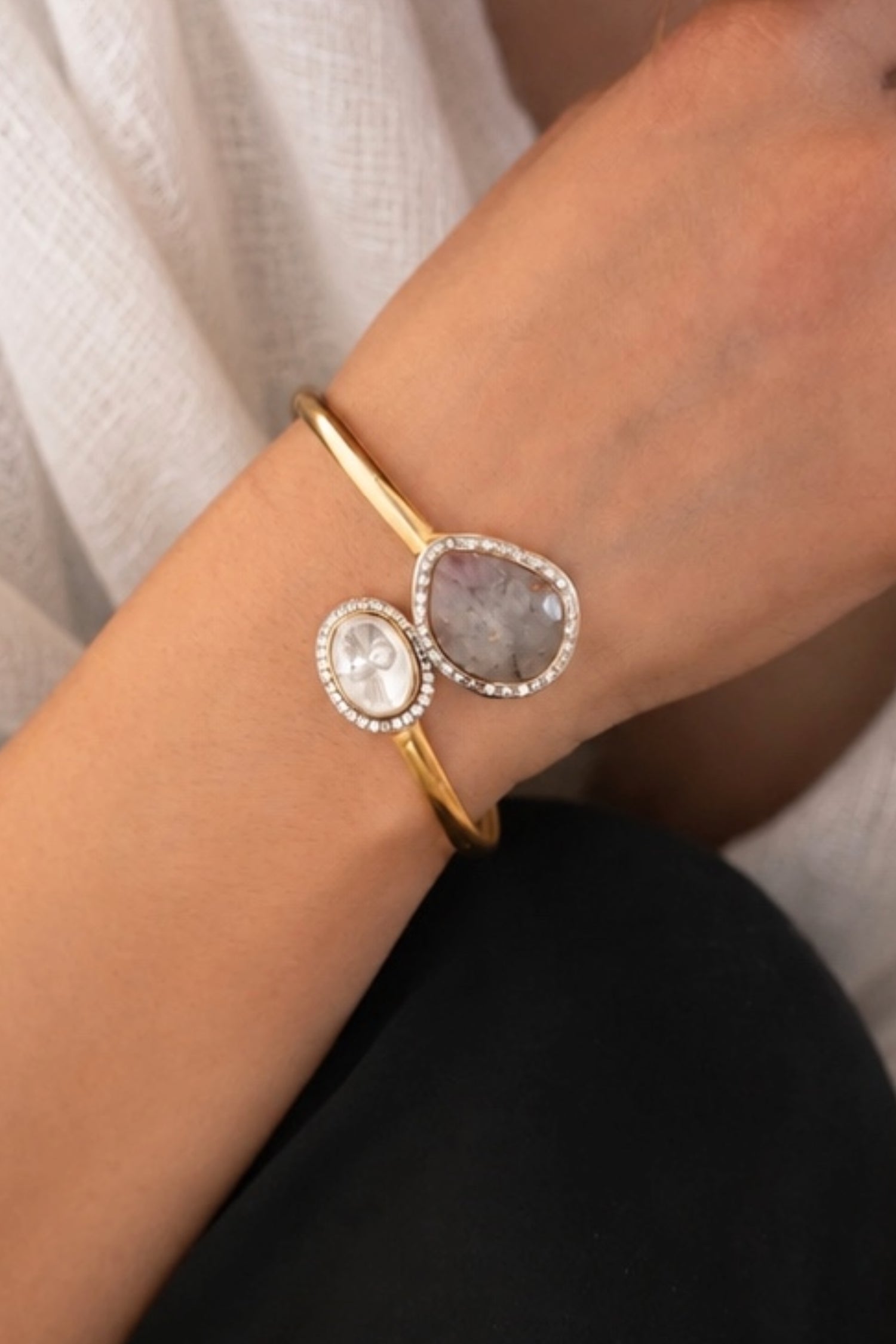 Polki Kundan Bracelet