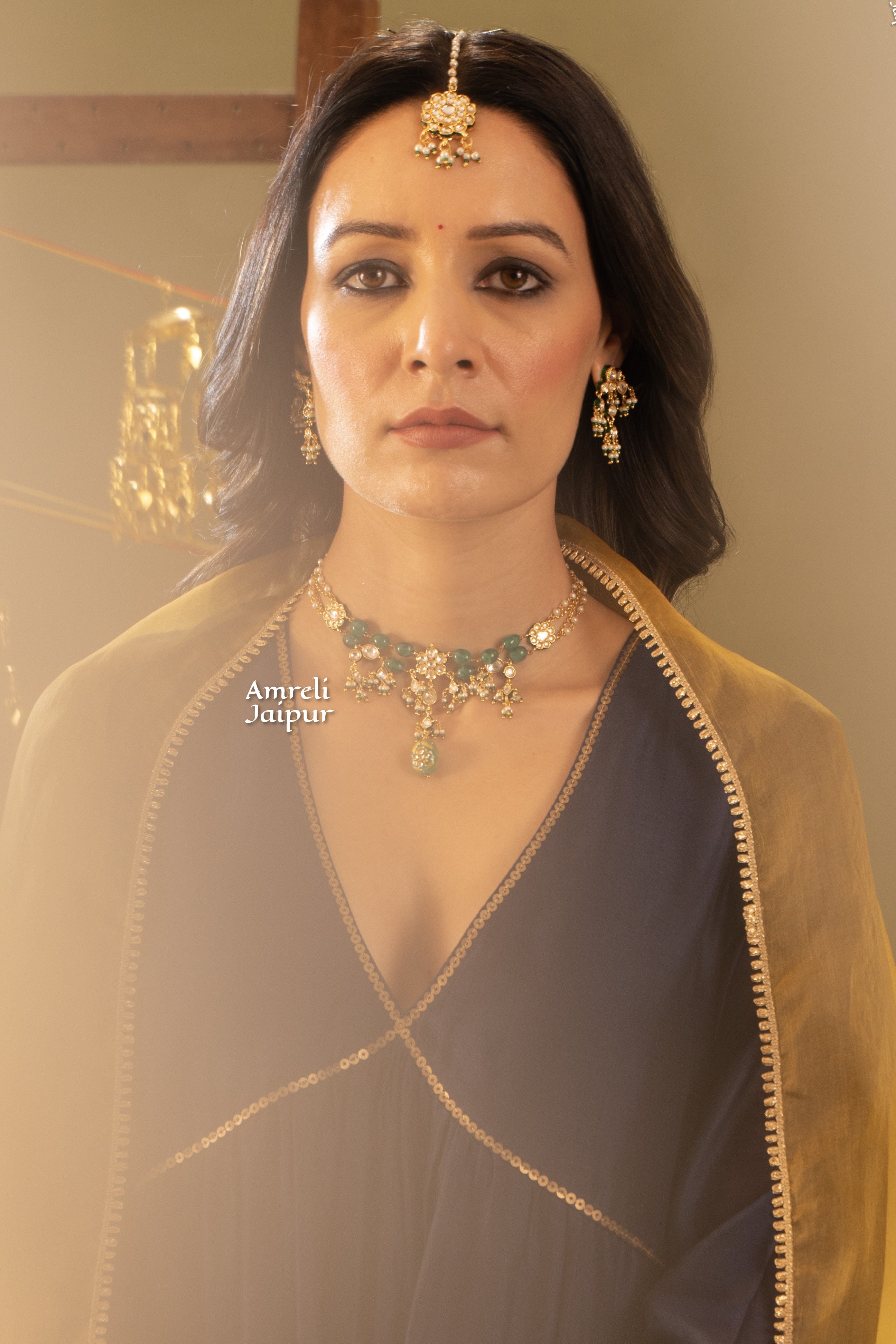 Ishika Polki Kundan Set