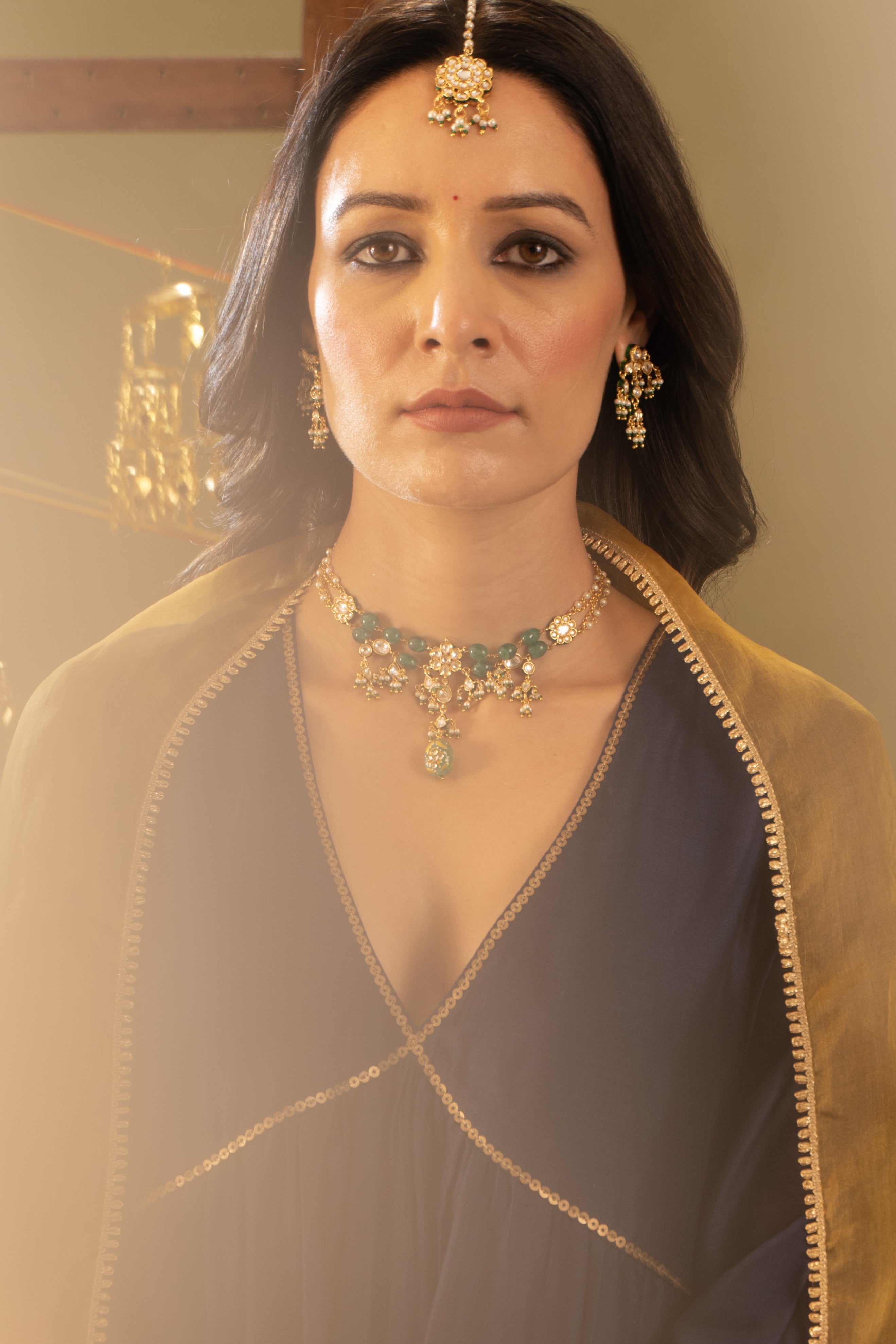 Ishika Polki Kundan Set