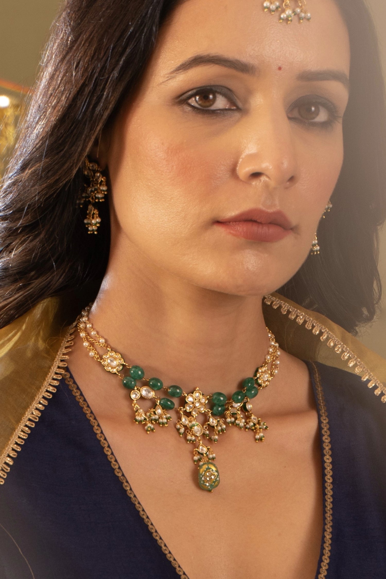 Ishika Polki Kundan Set