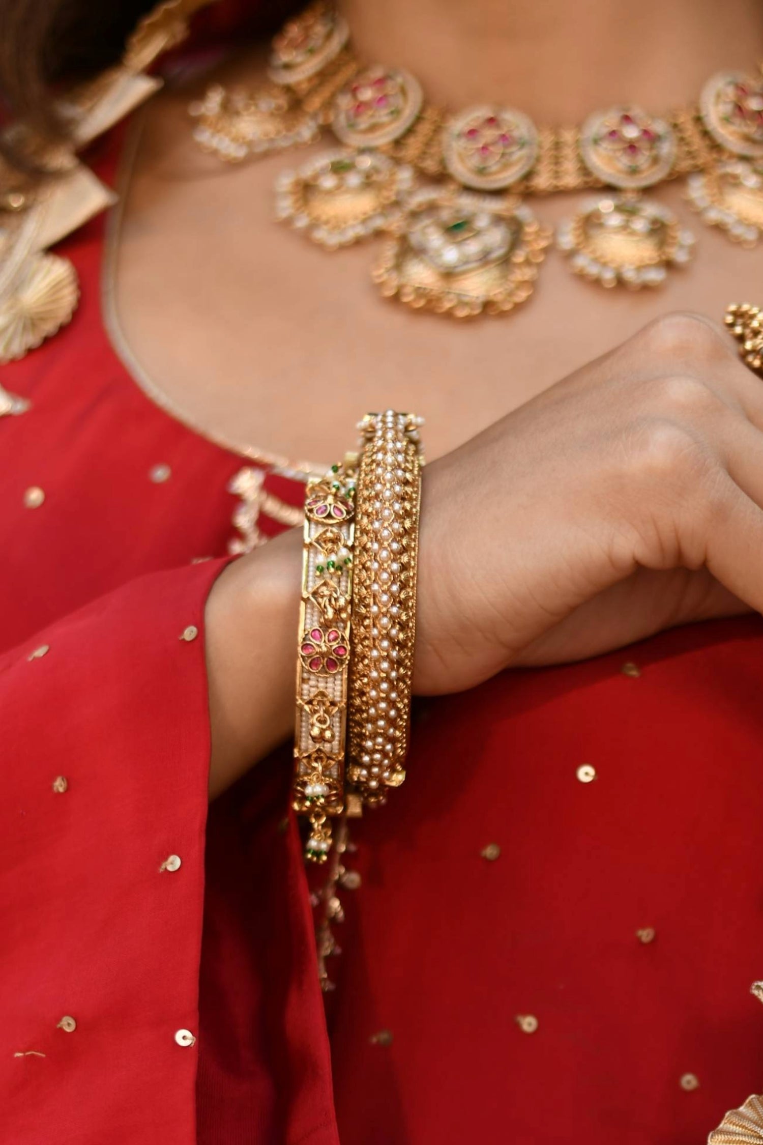 Temple Gold Bangle