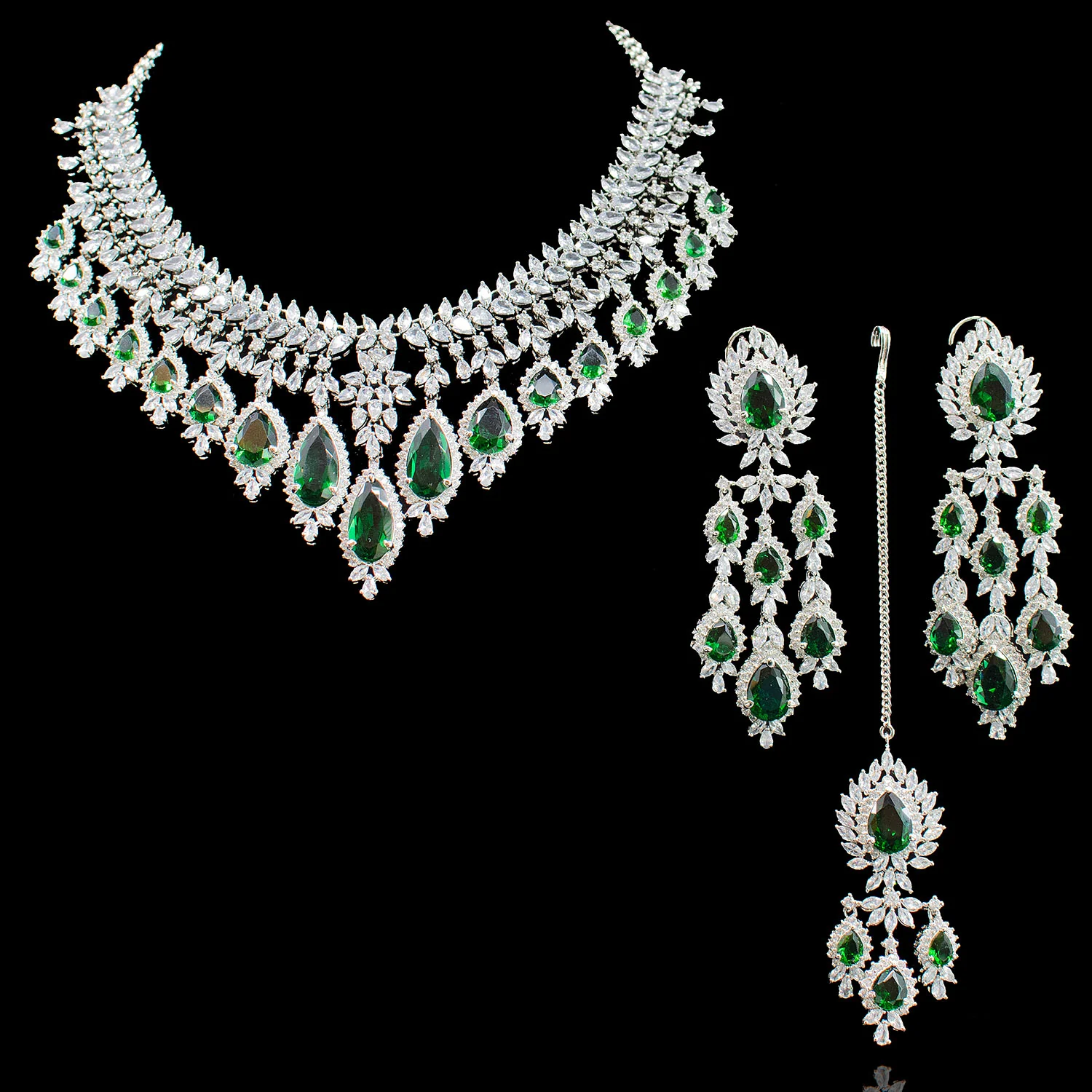 Swiss Diamond Necklace Set