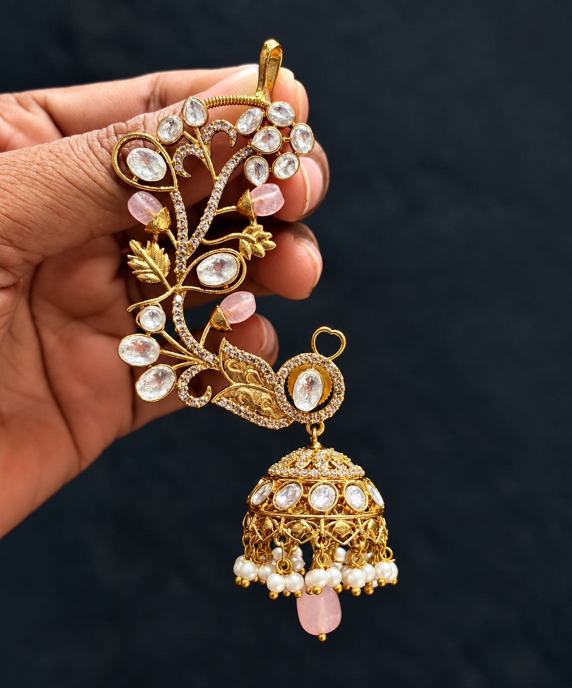 Torani Earcuff Jhumka Earrings