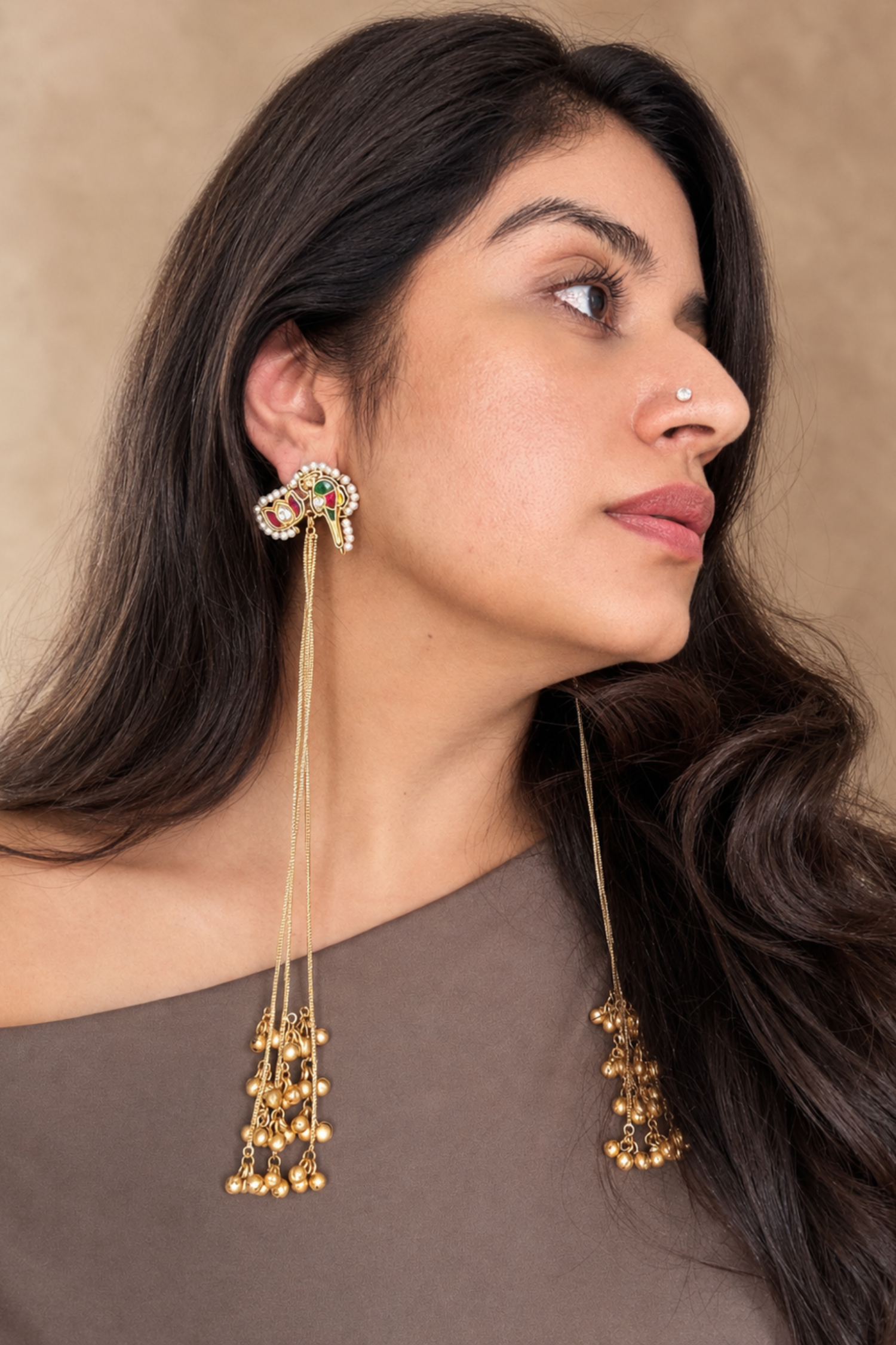 Sunehri Gold Plated Earrings