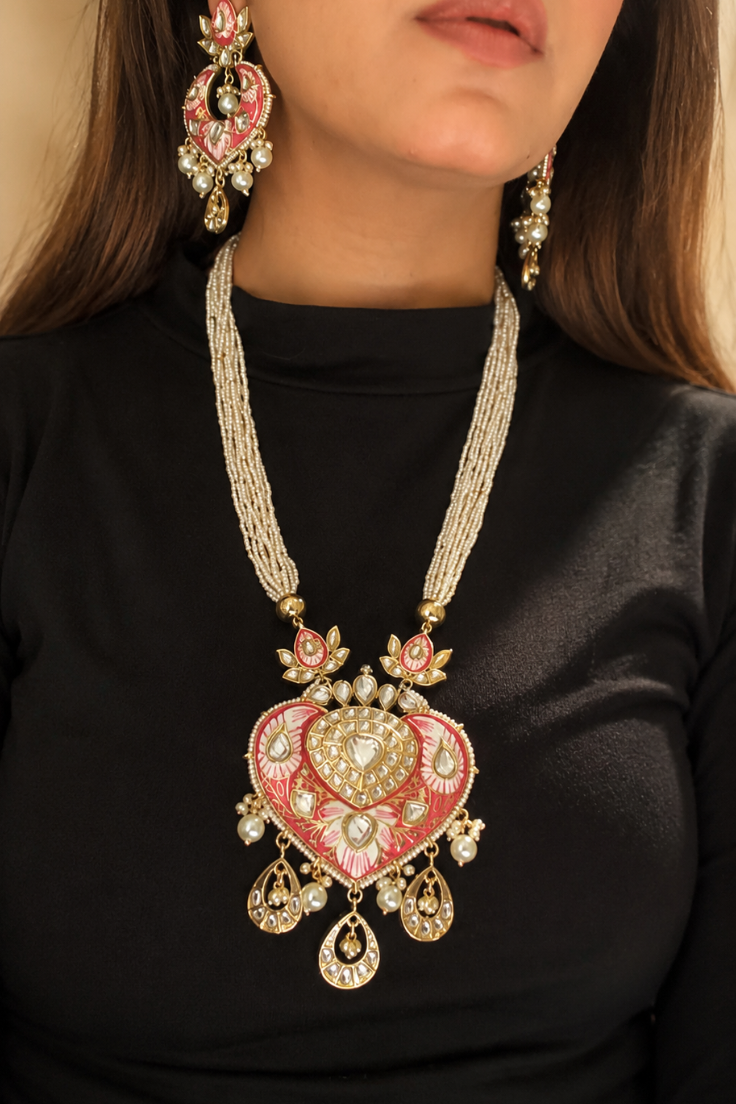 Kundan Necklace Set