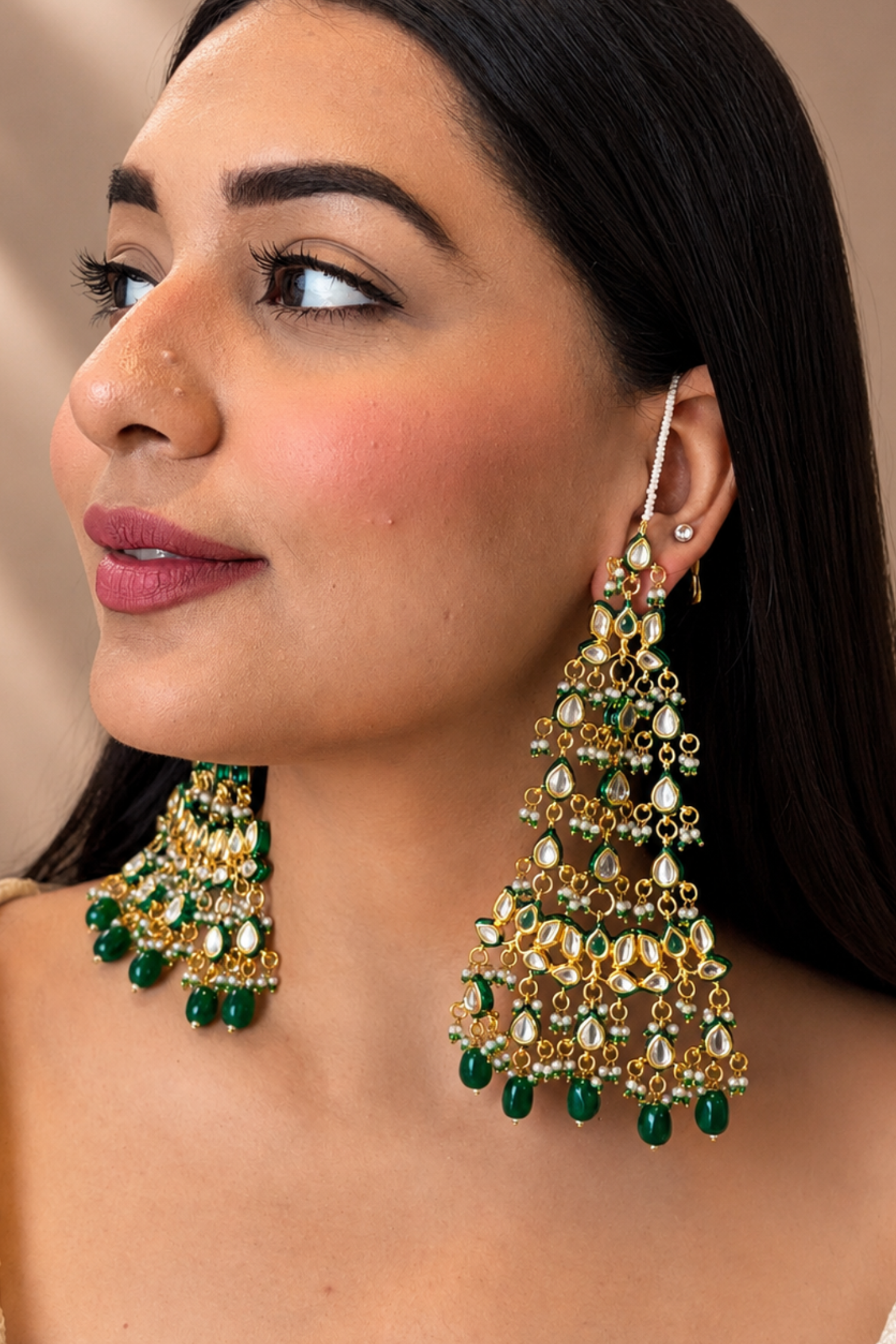 Oorvi Kundan Earrings