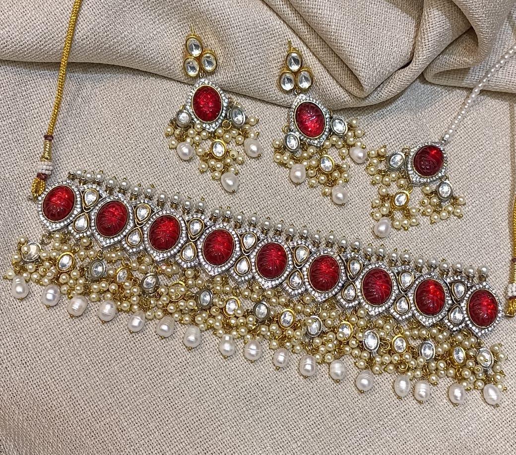 Guneet Polki Kundan Set