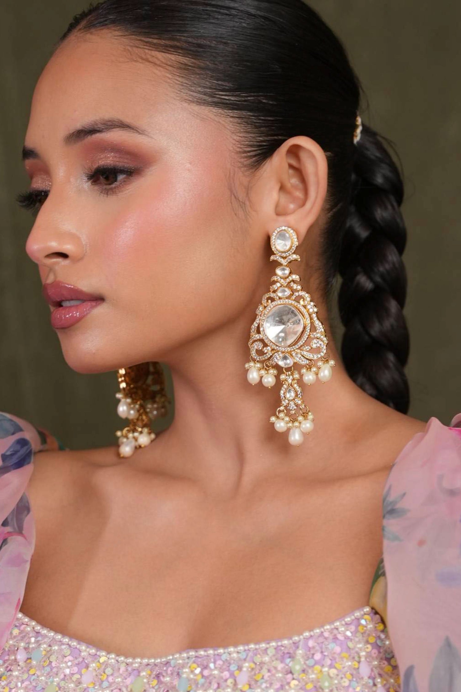 Nicia Polki Earrings