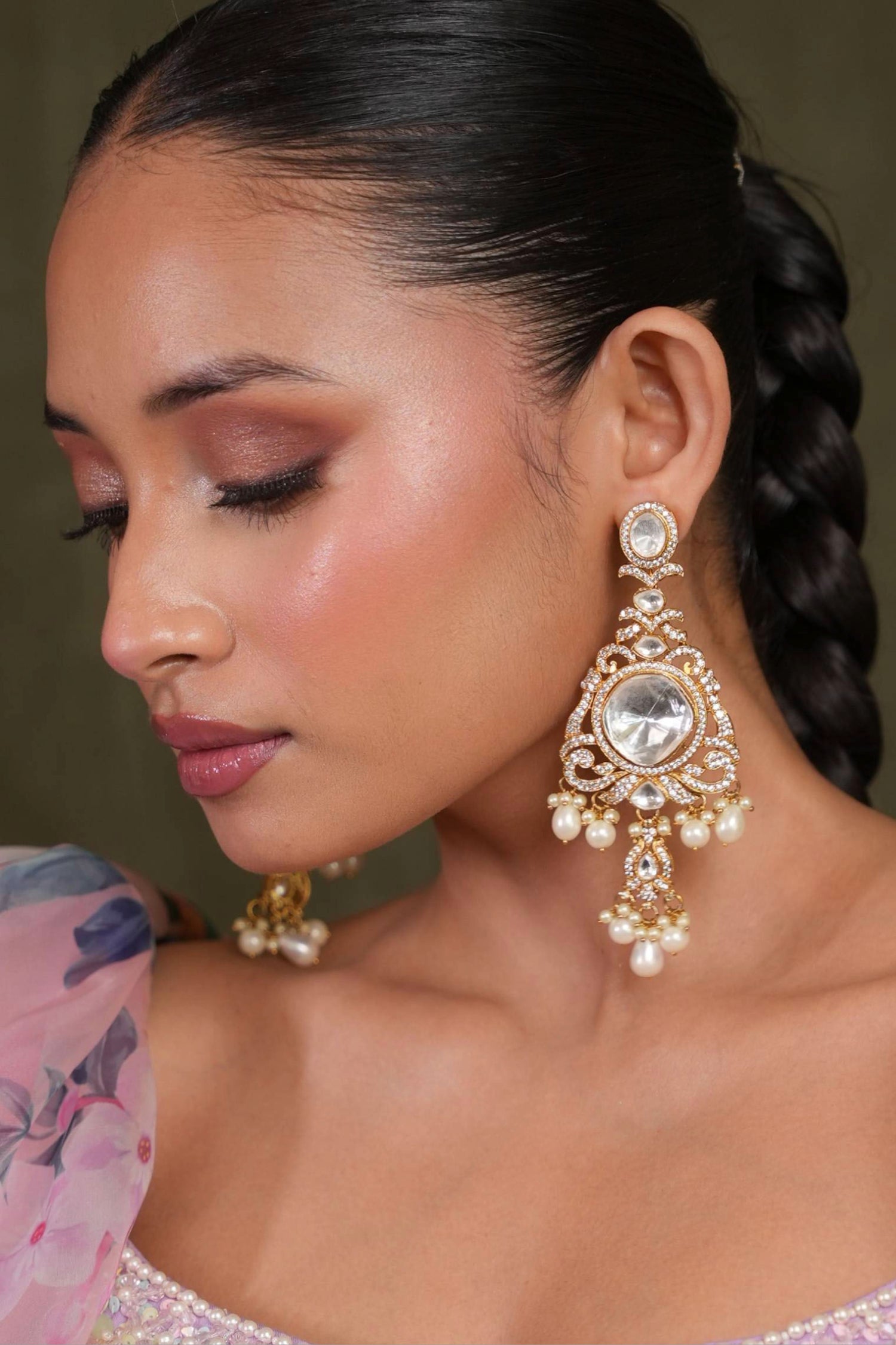 Nicia Polki Earrings