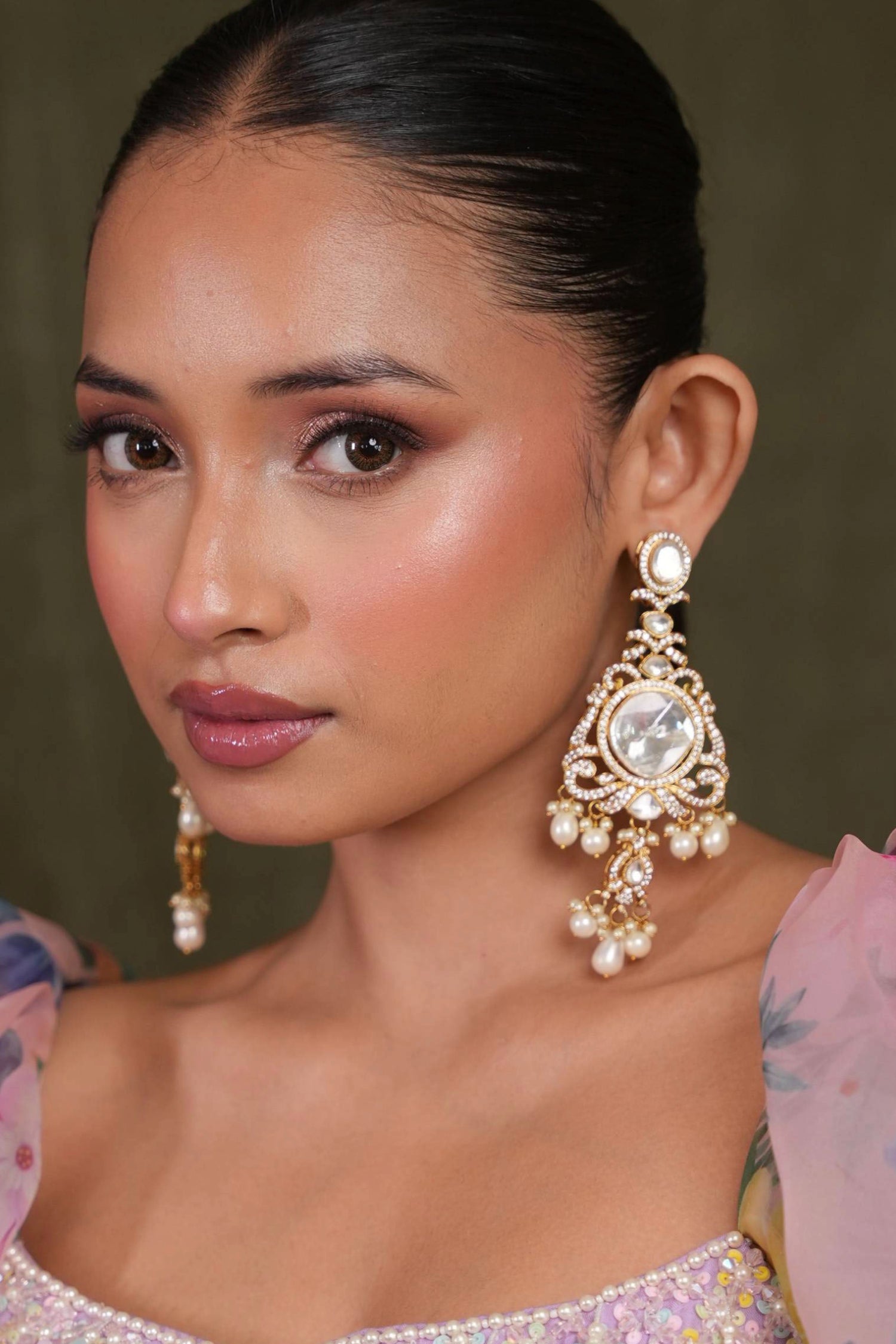 Nicia Polki Earrings