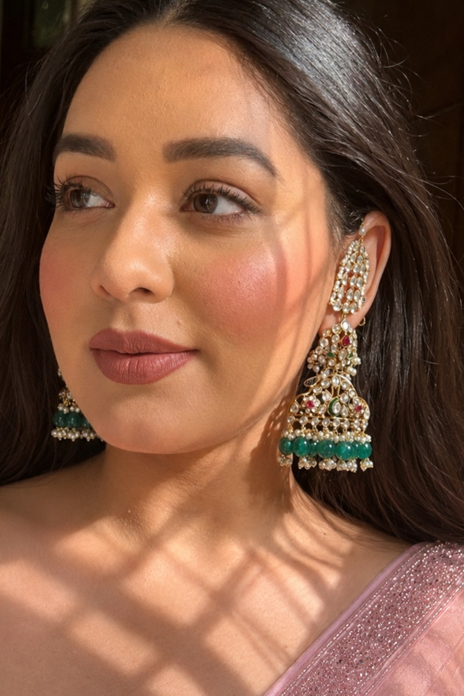 Ira Polki Kundan Earrings