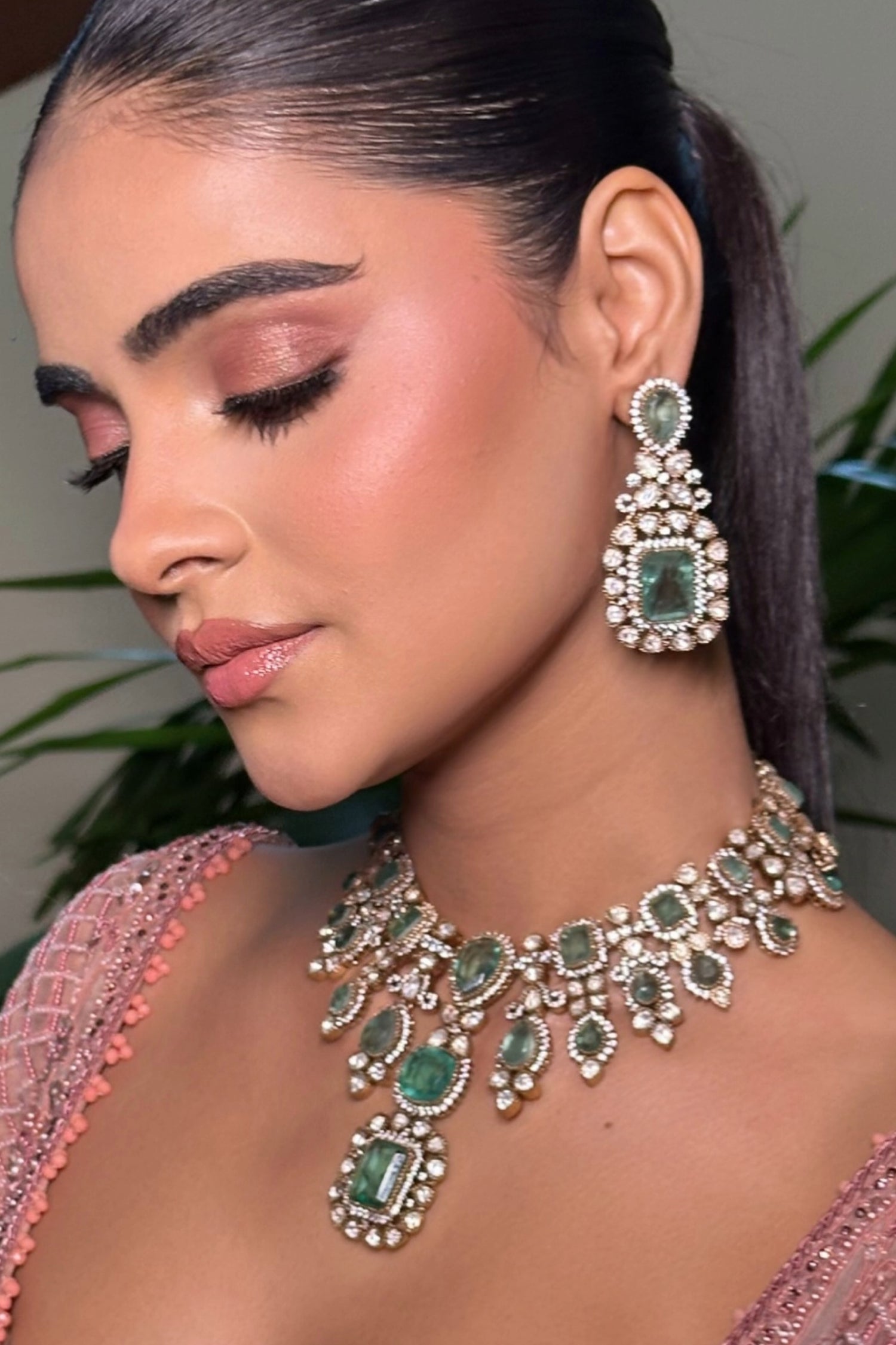 Shalya Polki Kundan Set