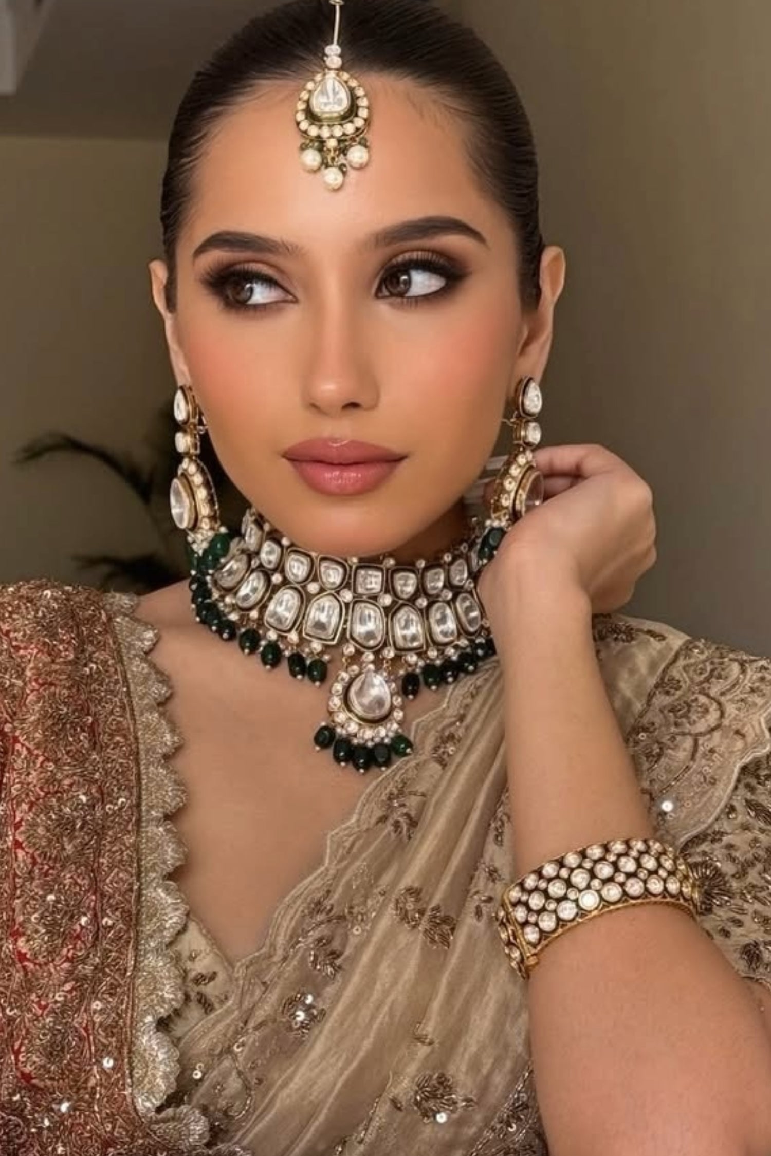 Mahil Polki Choker Set