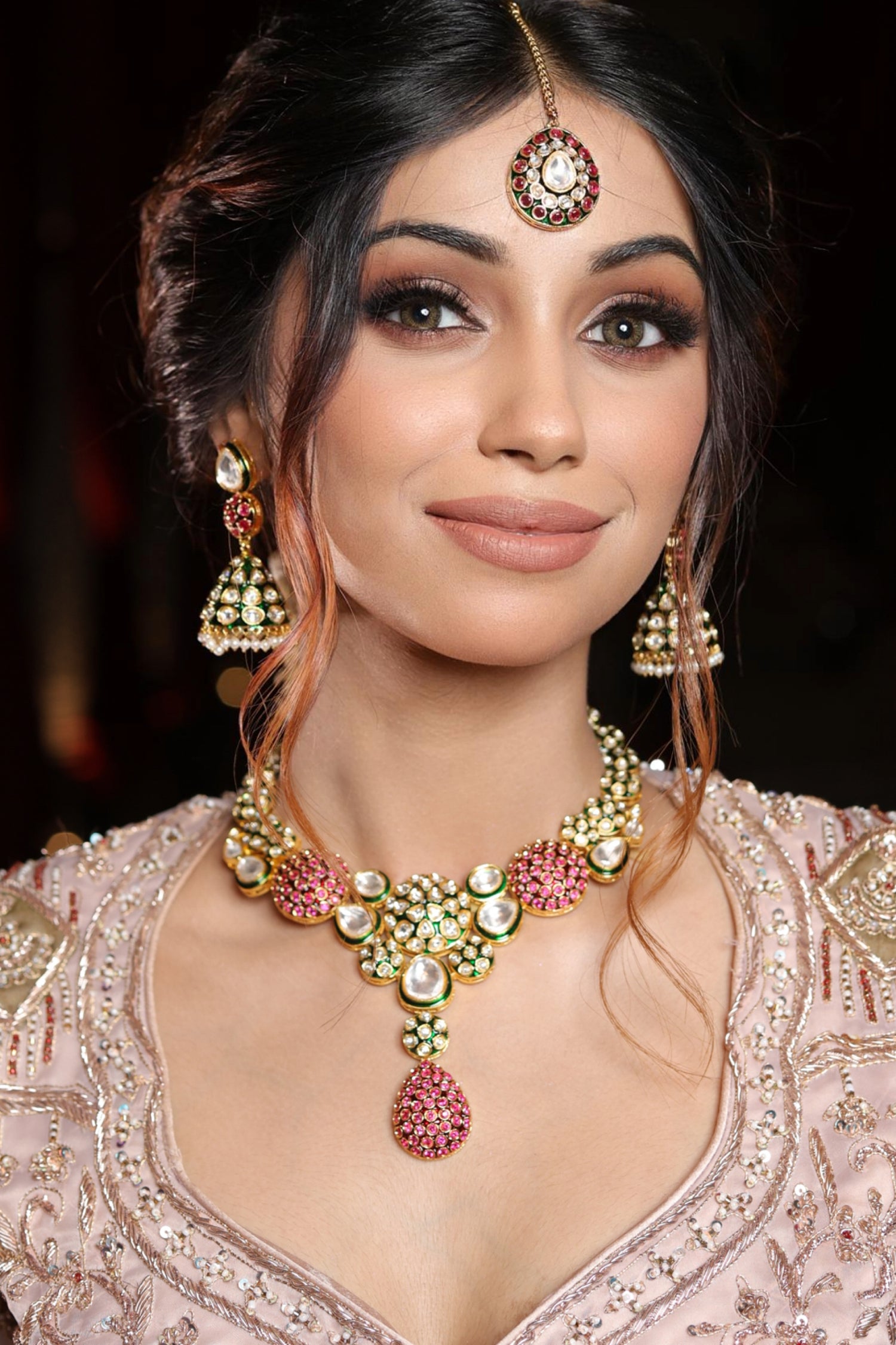 Gulsheen Polki Necklace Set
