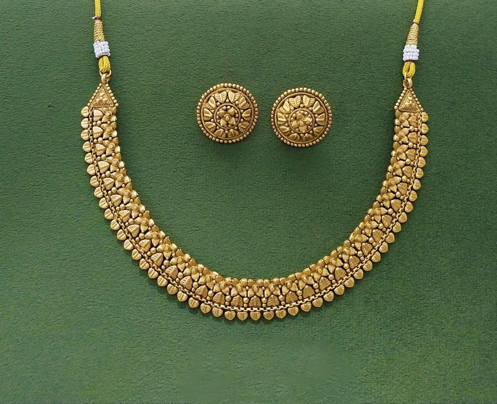 Vedana Gold Plated Temple Set