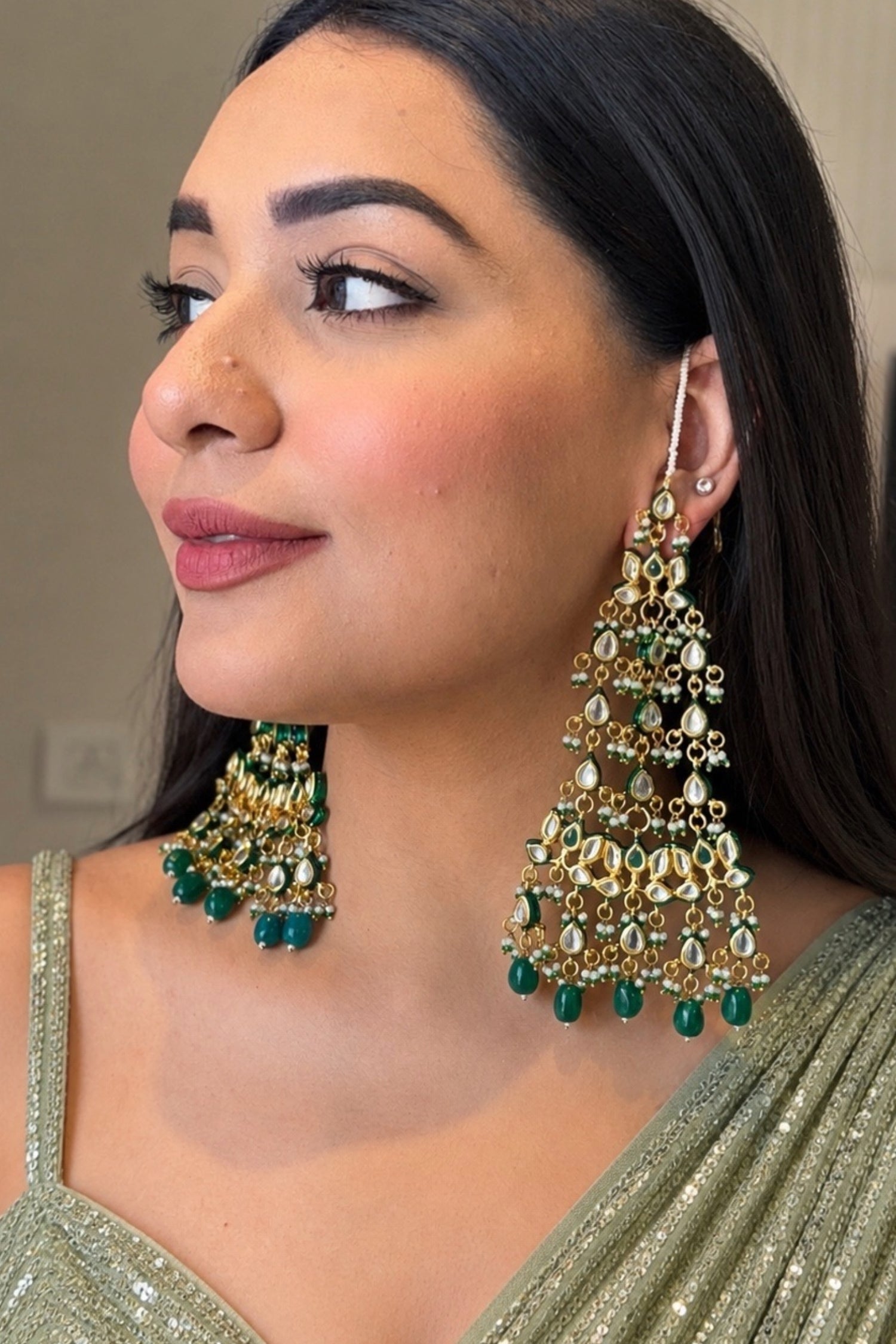 Oorvi Kundan Earrings