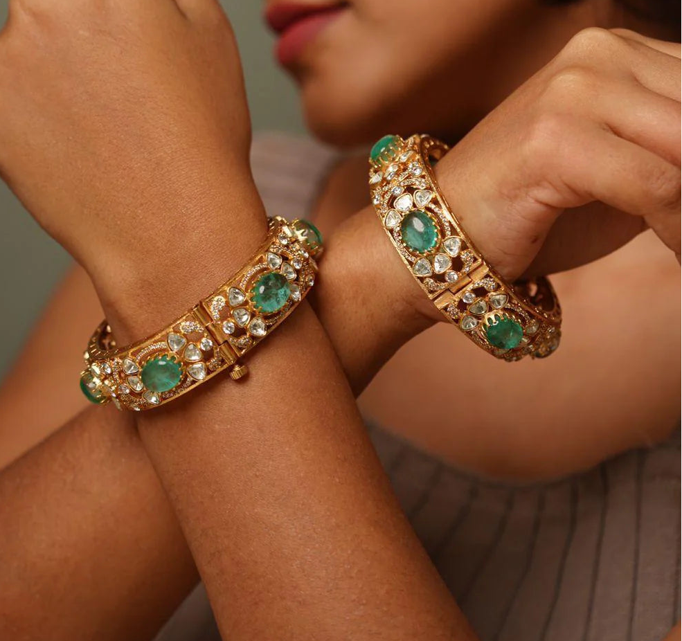 Uncut Polki Bangles