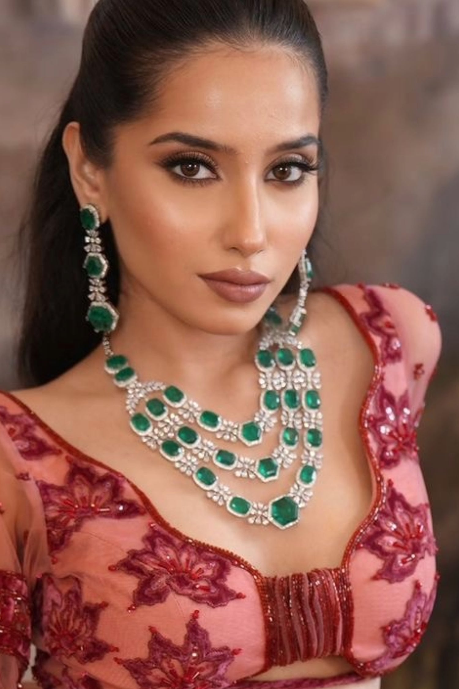 Natalia Diamond Necklace Set