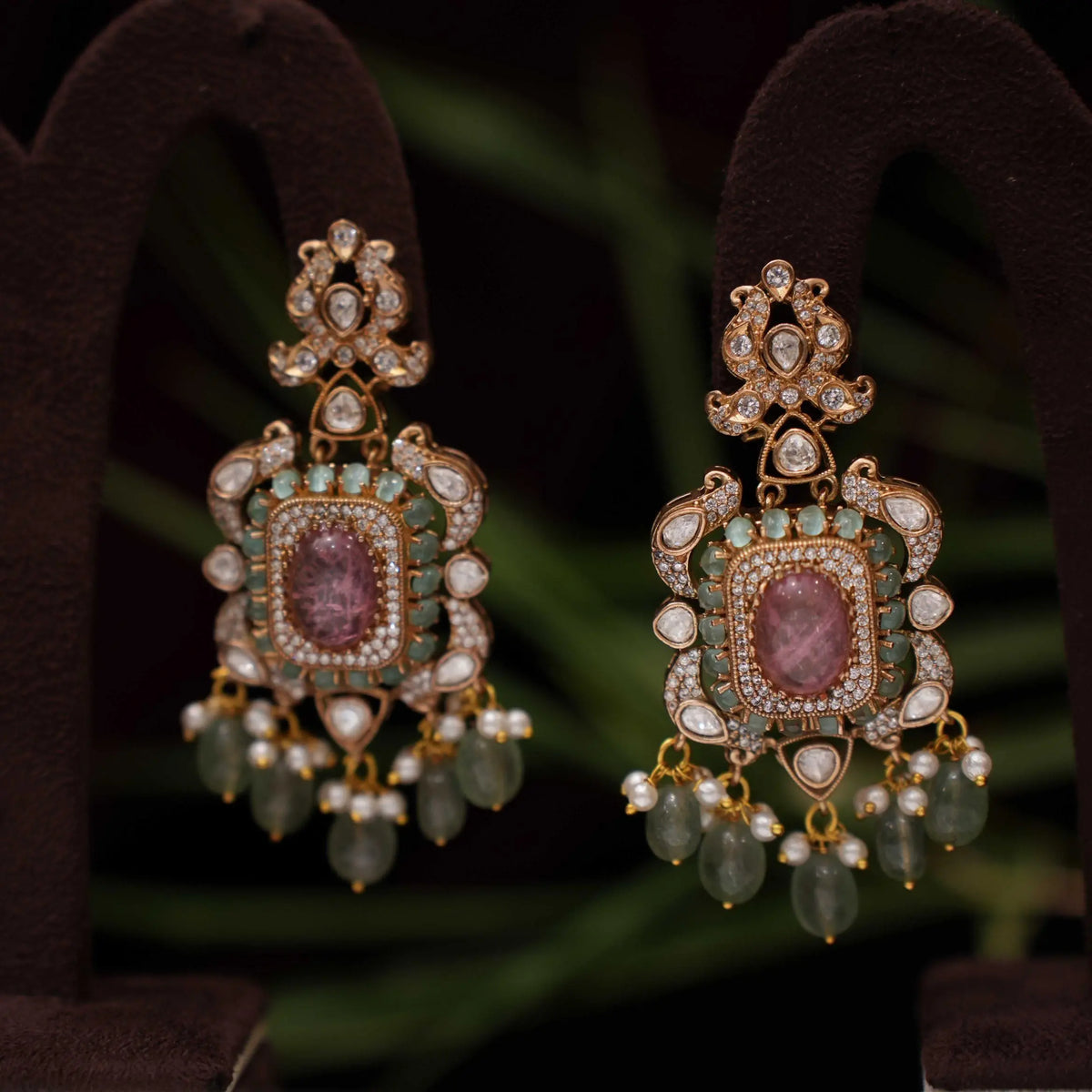 Disha Mint Polki Choker Set