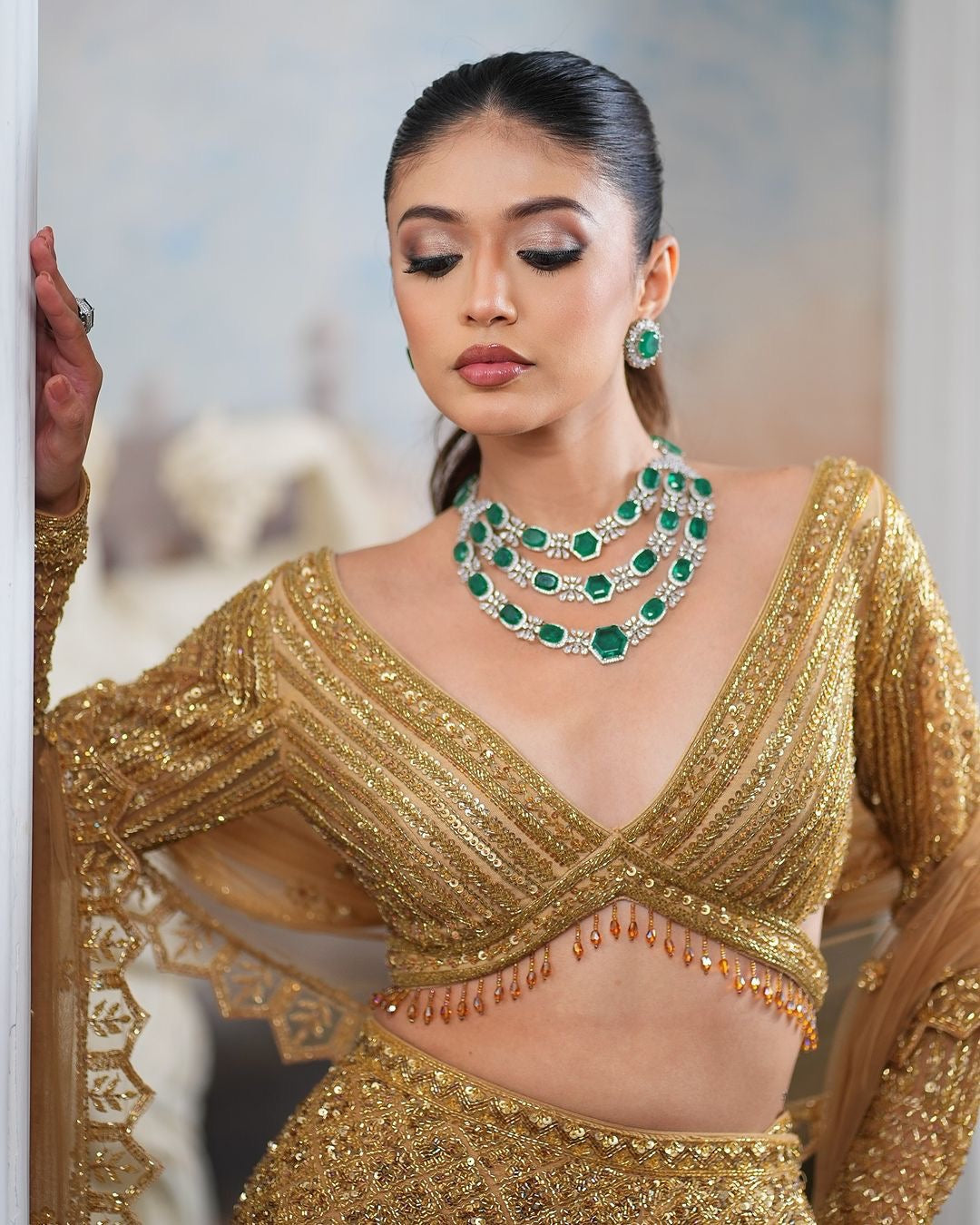 Natalya Diamond Necklace Set