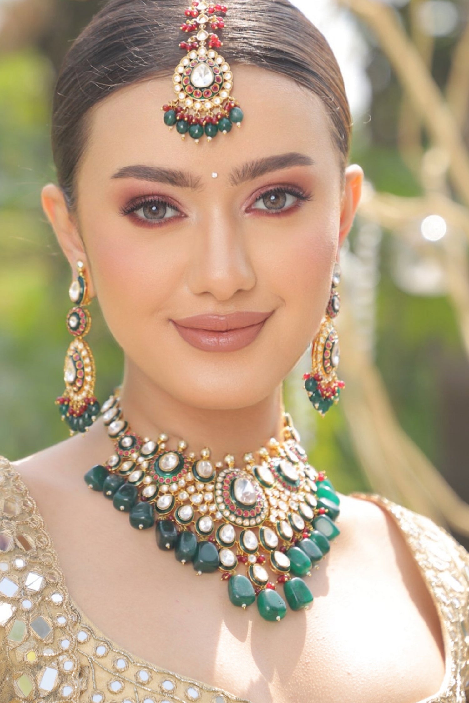 Kenia Polki Necklace Set