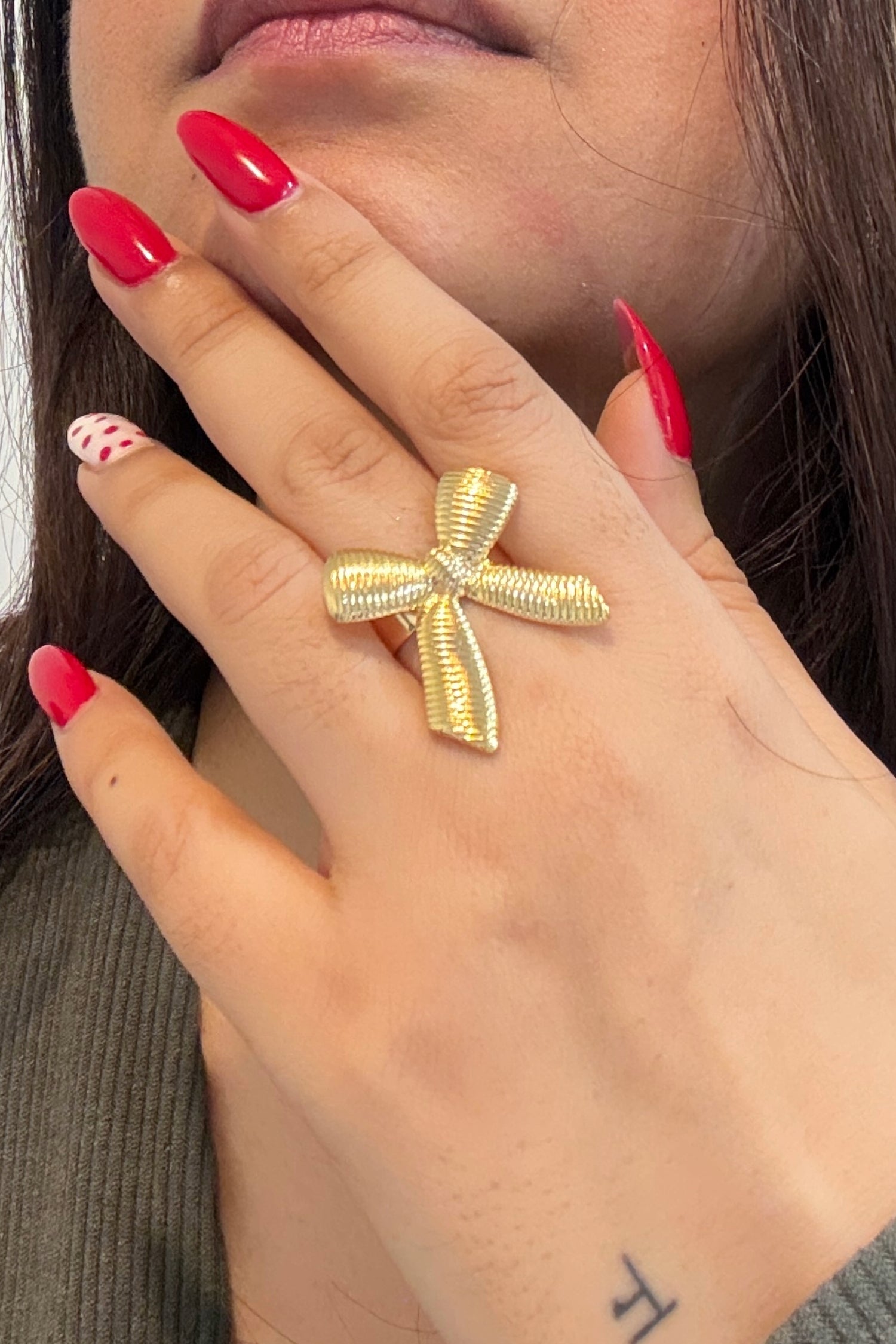 Gold Plated Statement Ring