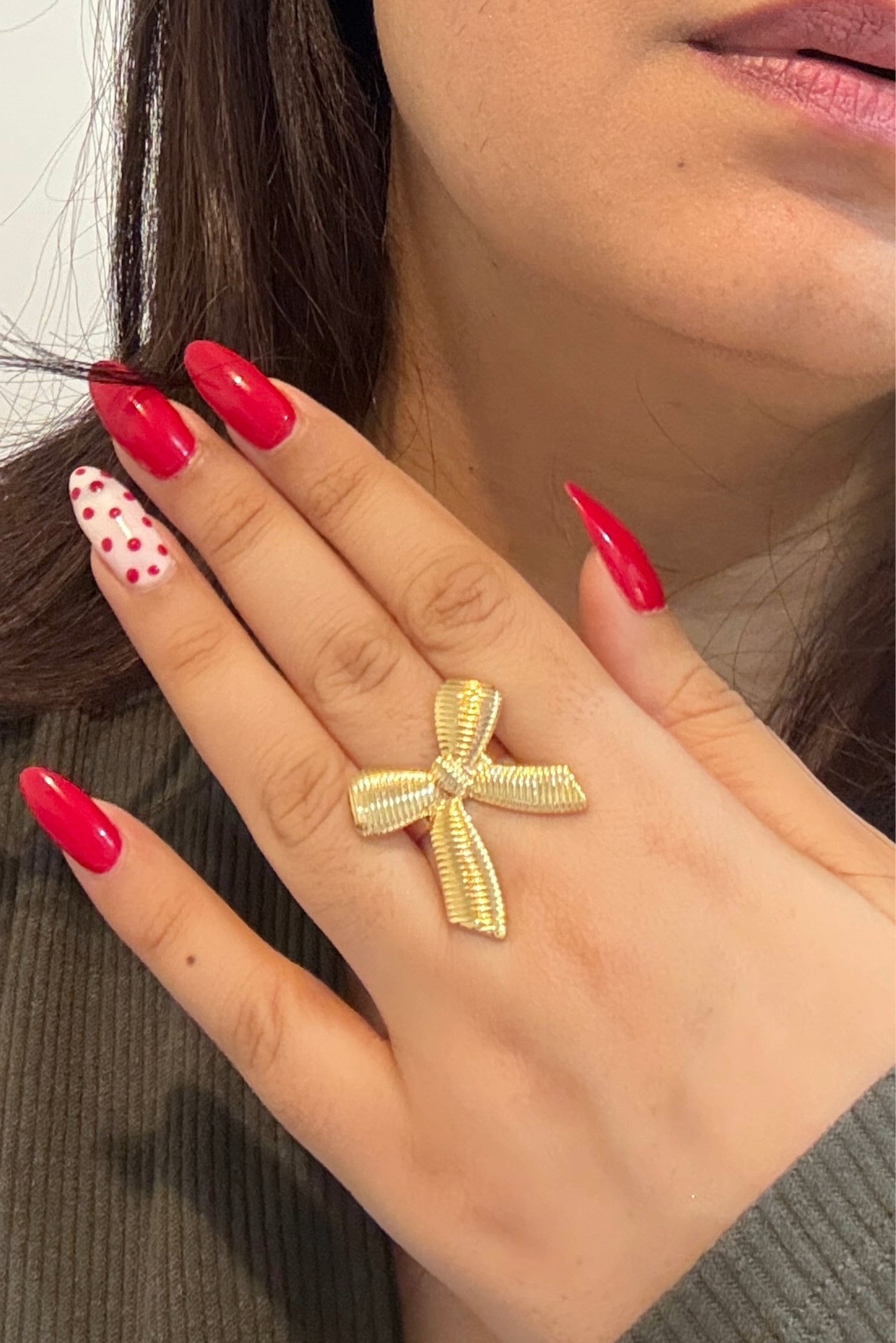 Gold Plated Statement Ring