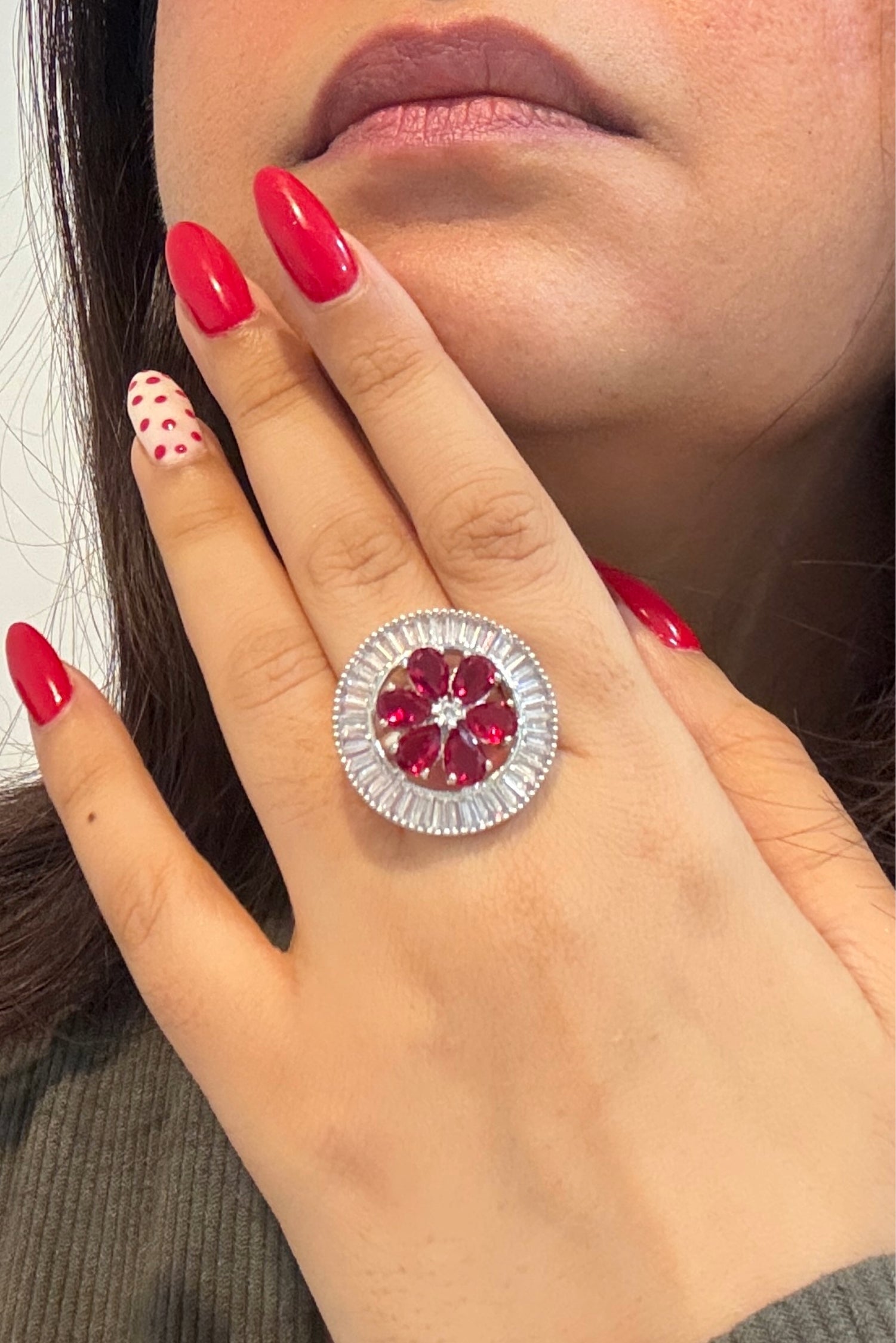Ruby Diamond Ring