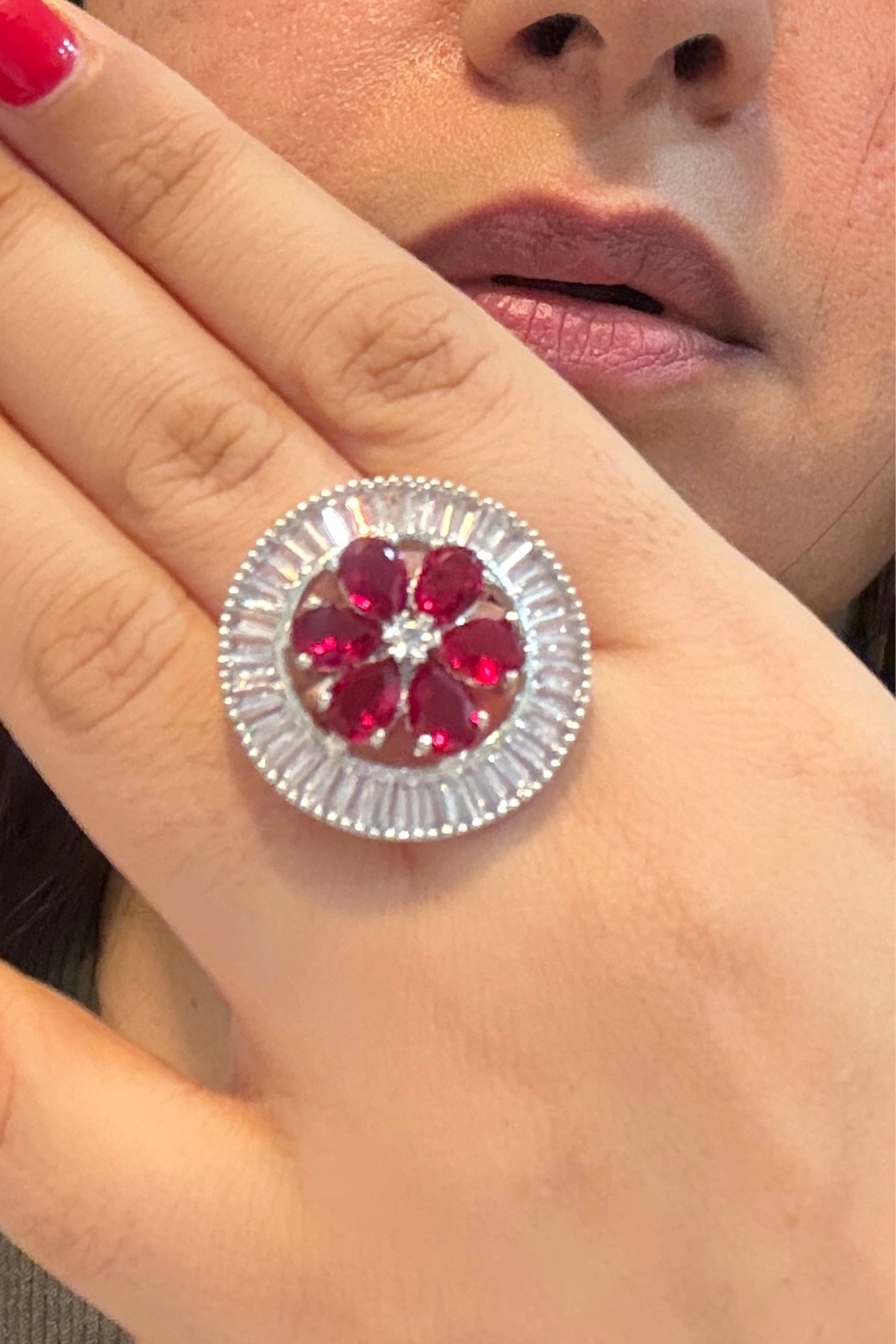 Ruby Diamond Ring