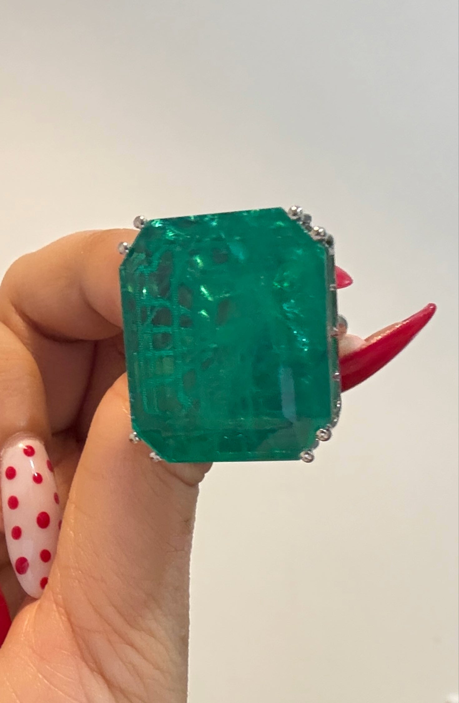 Emerald Doublet Ring