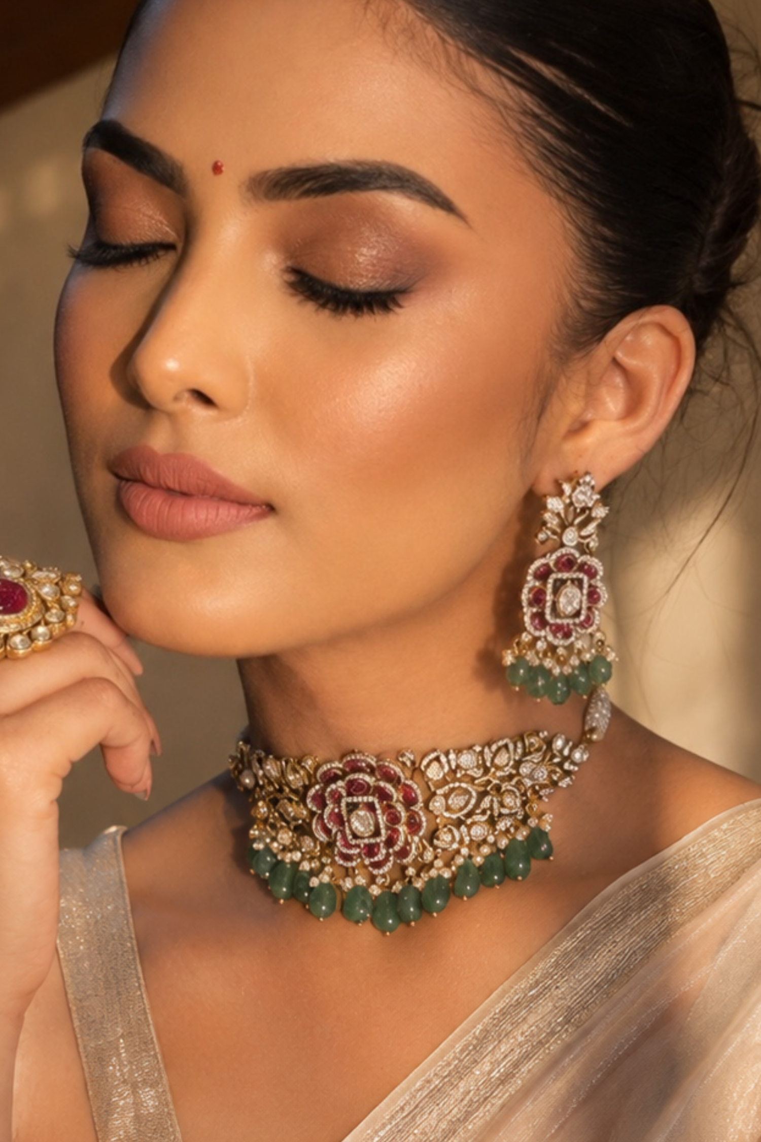Lidia Victorian Polki Set
