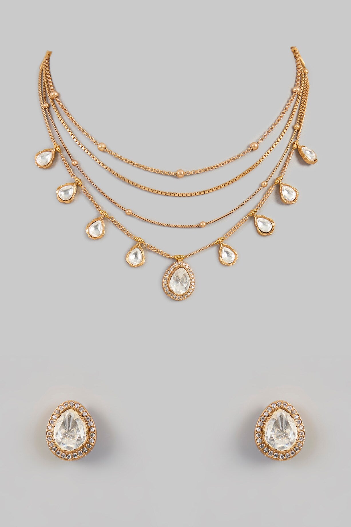 Azari Polki Necklace Set