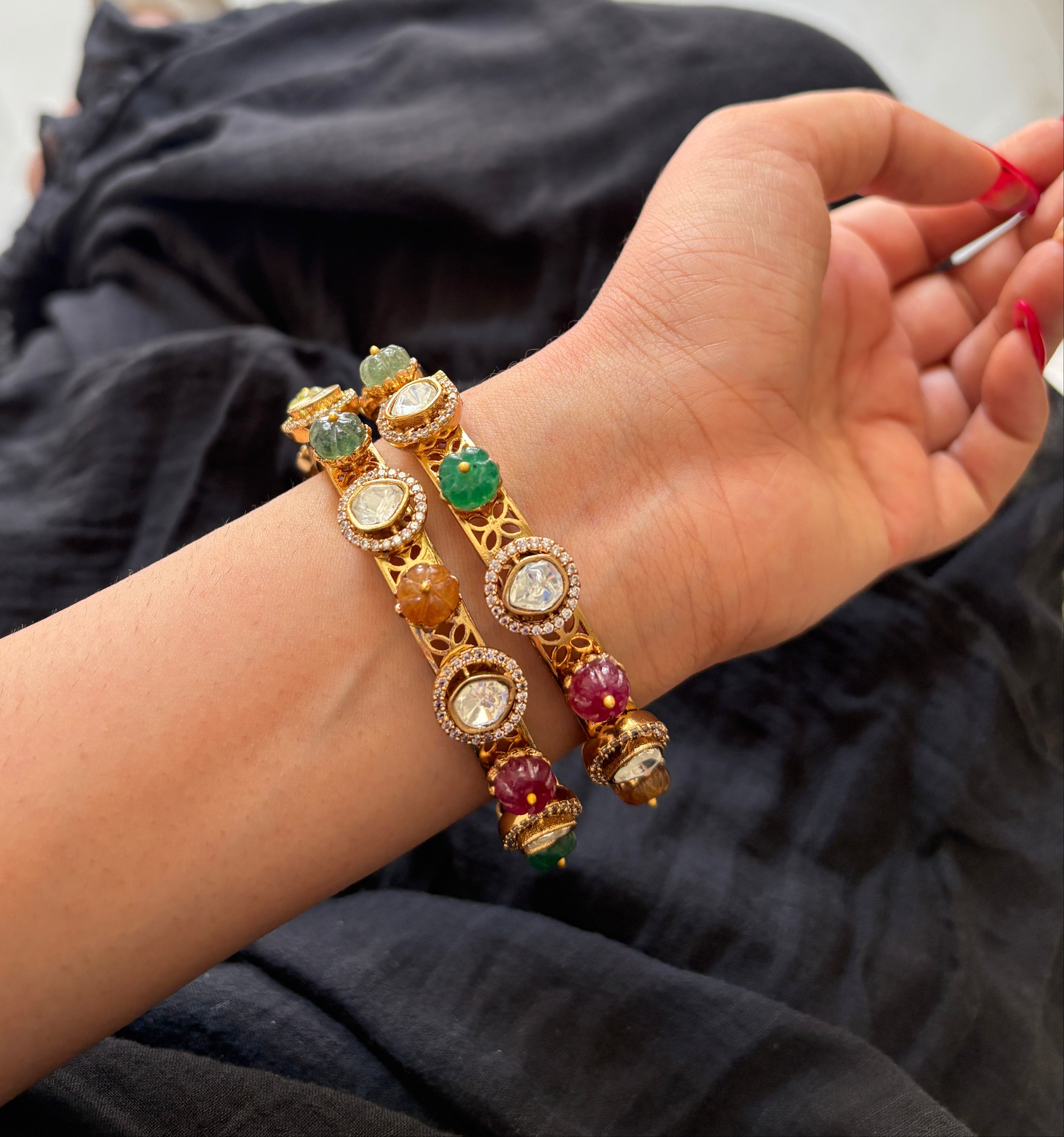 Royal Polki Bangles