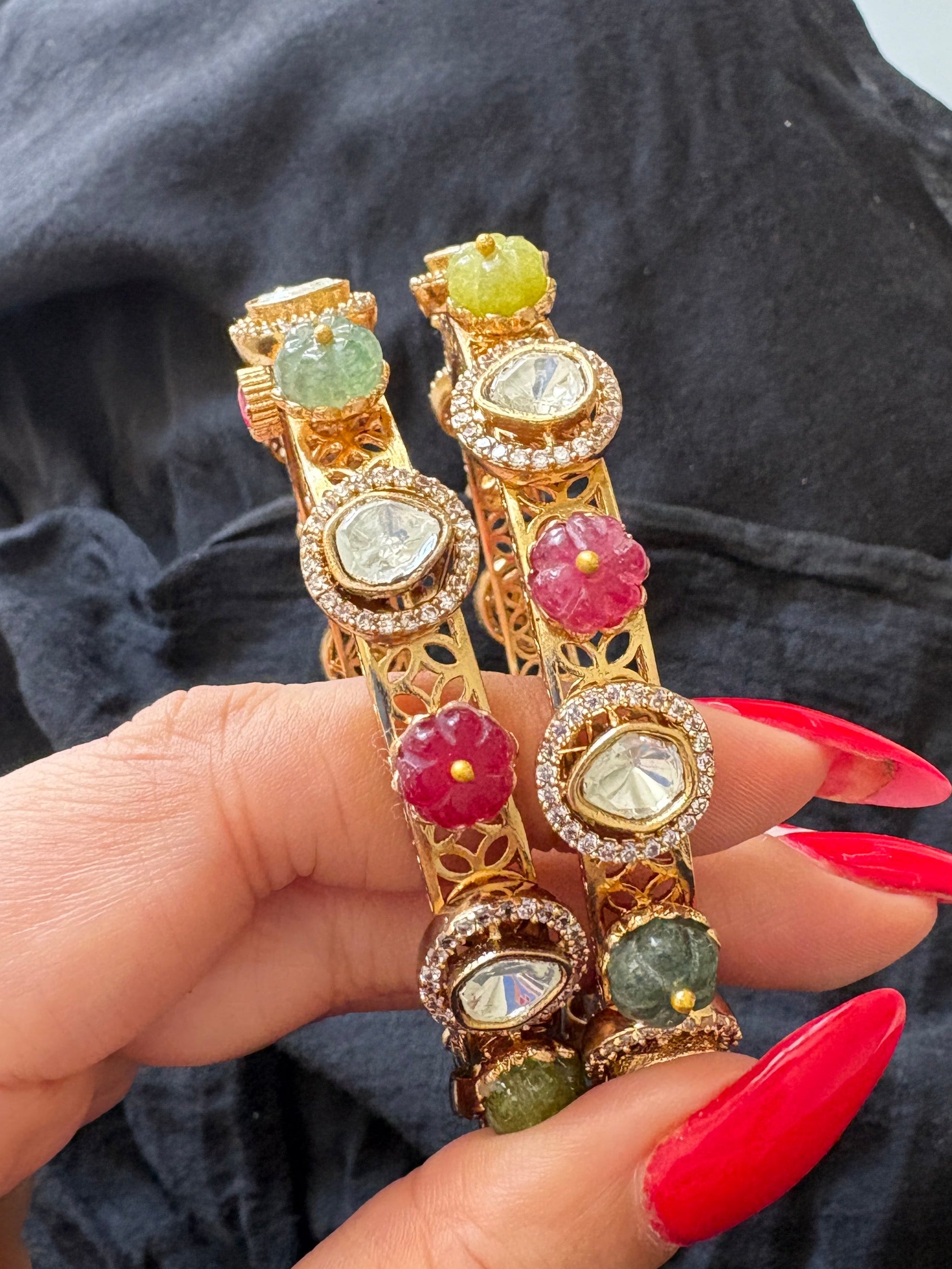 Royal Polki Bangles
