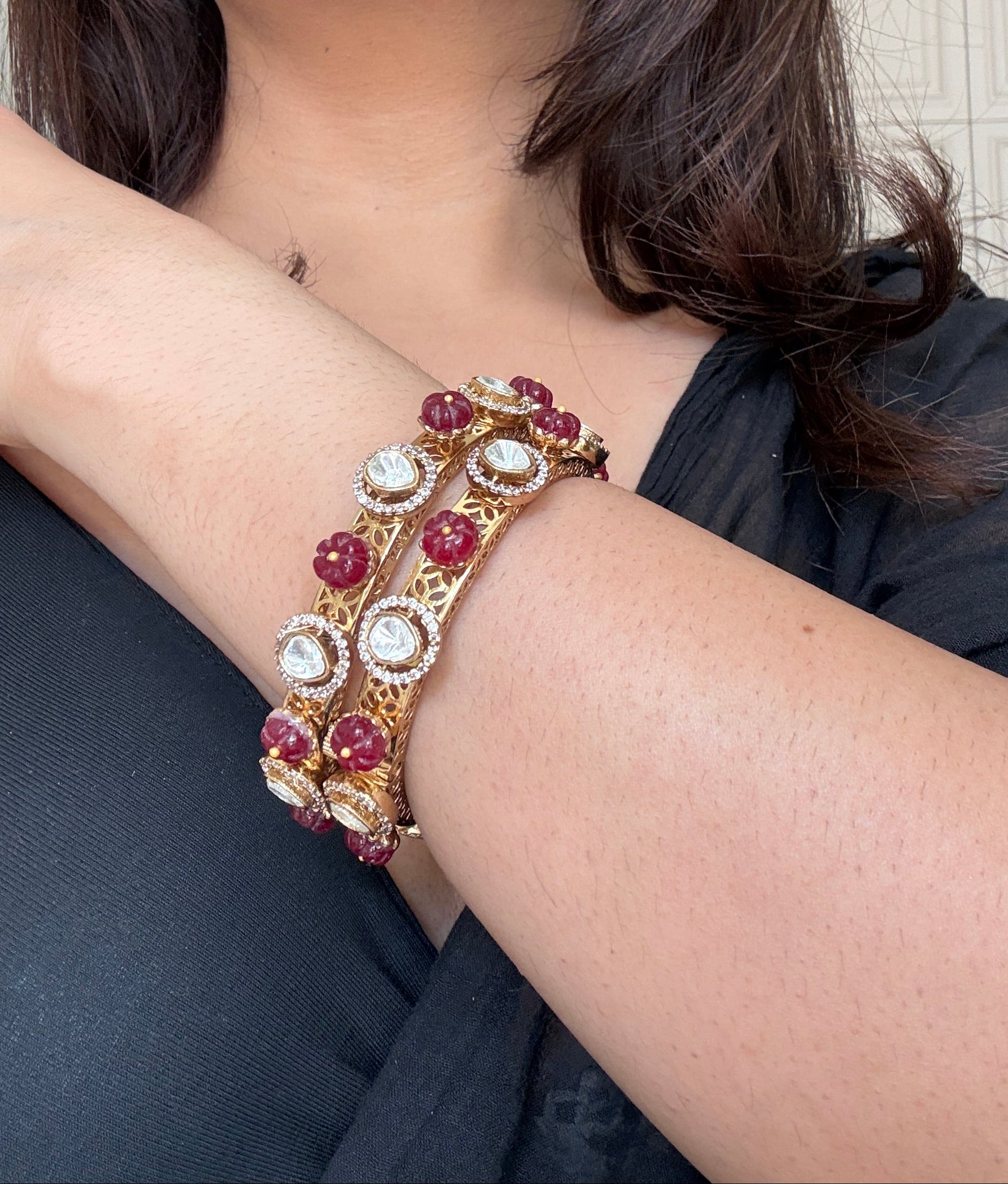 Royal Polki Bangles