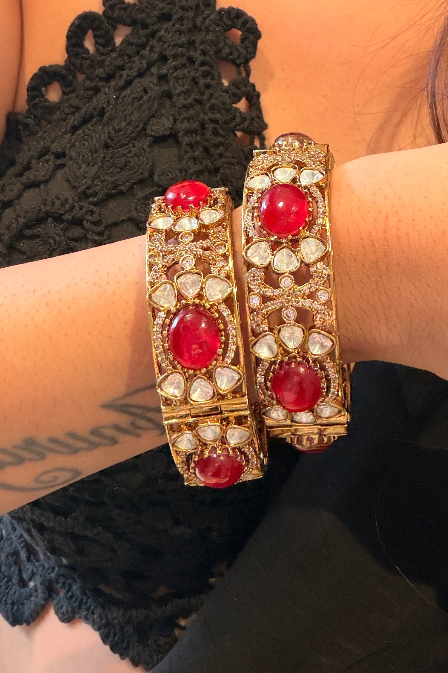 Uncut Polki Bangles