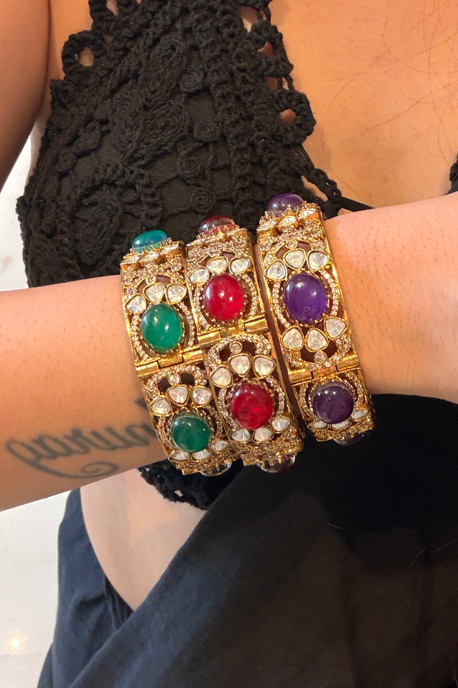 Uncut Polki Bangles